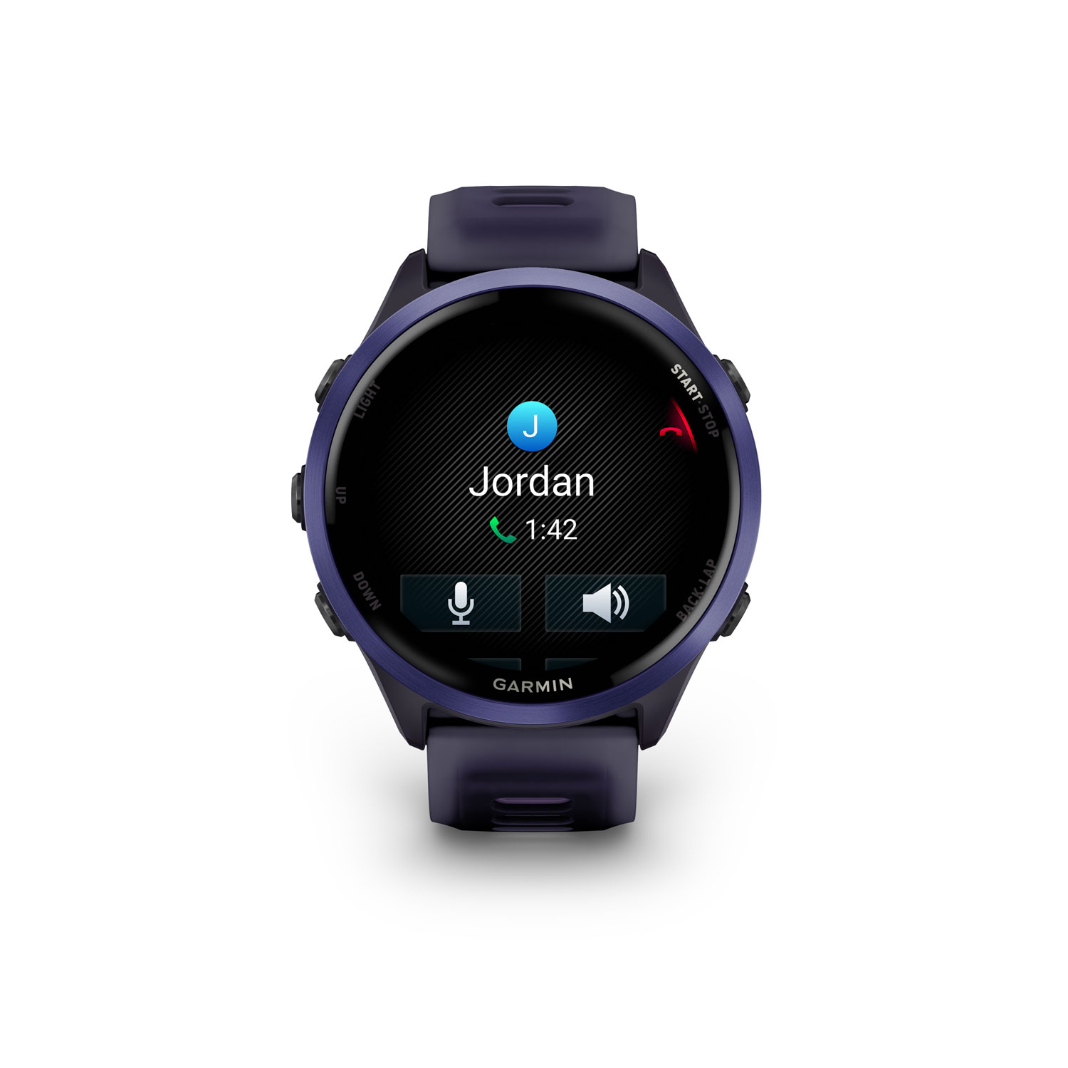 Garmin Forerunner 570 47mm Bluetooth Running Smartwatch - Translucent Imperial Purple/Indigo