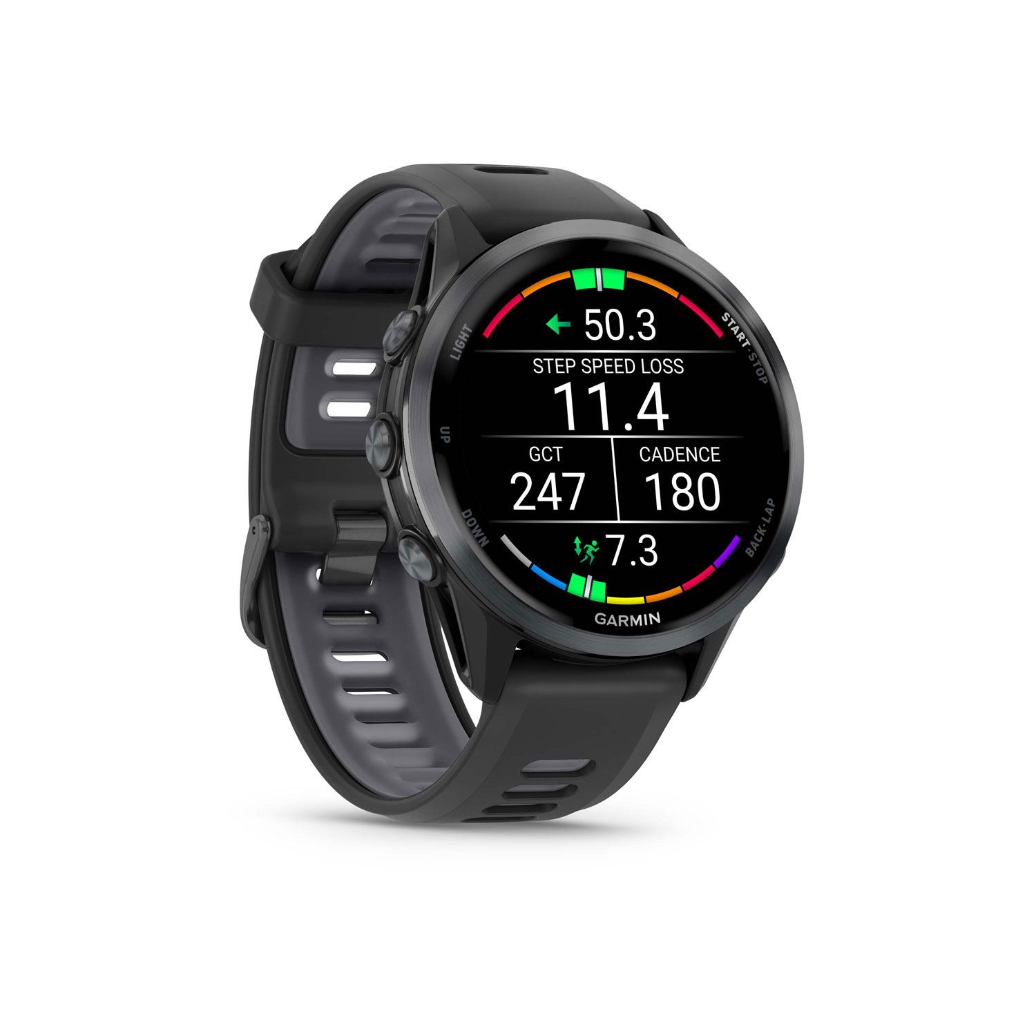 Garmin Forerunner 970 47mm Bluetooth Running Smartwatch - Black/Titanium Black