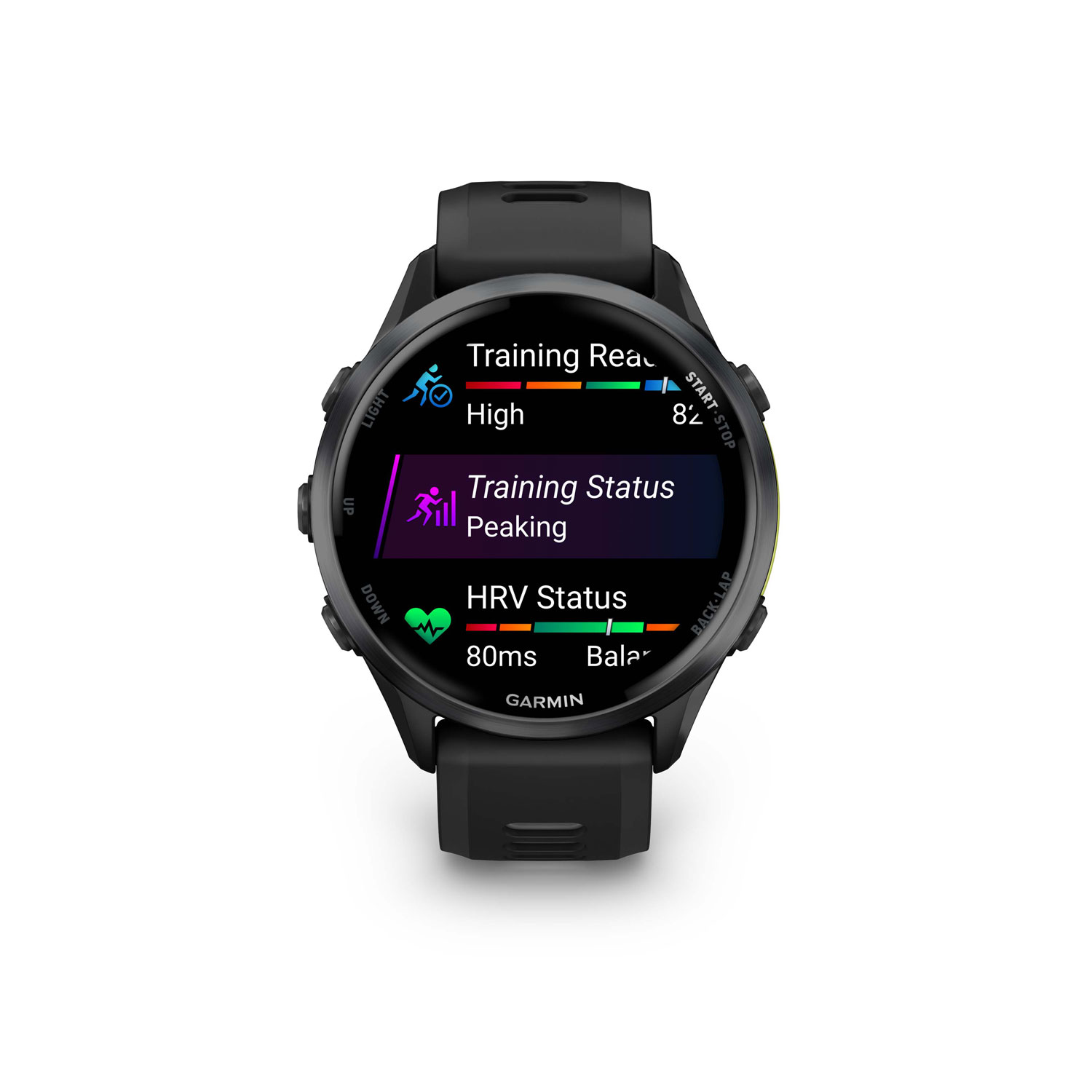 Garmin Forerunner 970 47mm Bluetooth Running Smartwatch - Black/Titanium Black