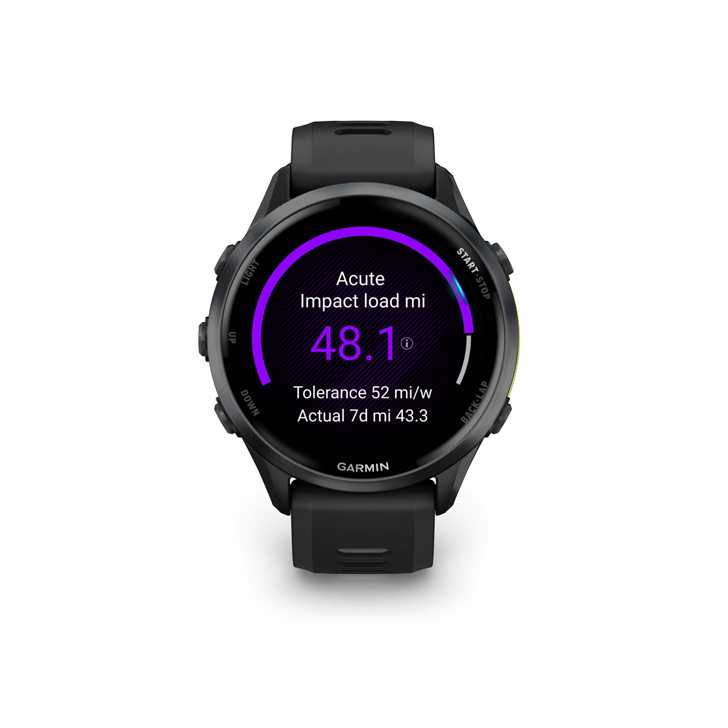 Garmin Forerunner 970 47mm Bluetooth Running Smartwatch - Black/Titanium Black