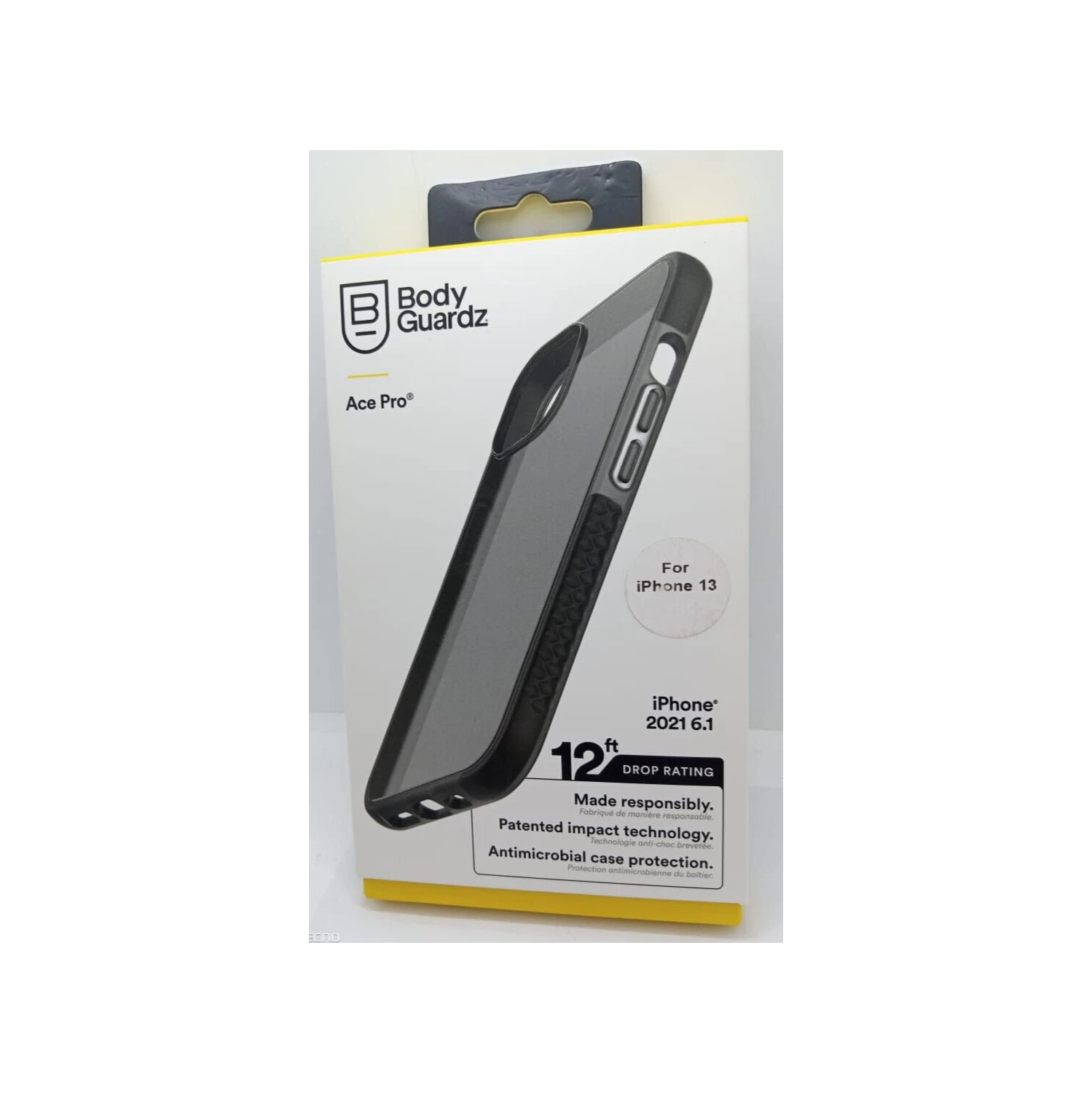 BodyGuardz Ace Pro Smoke Black Case - iPhone 13