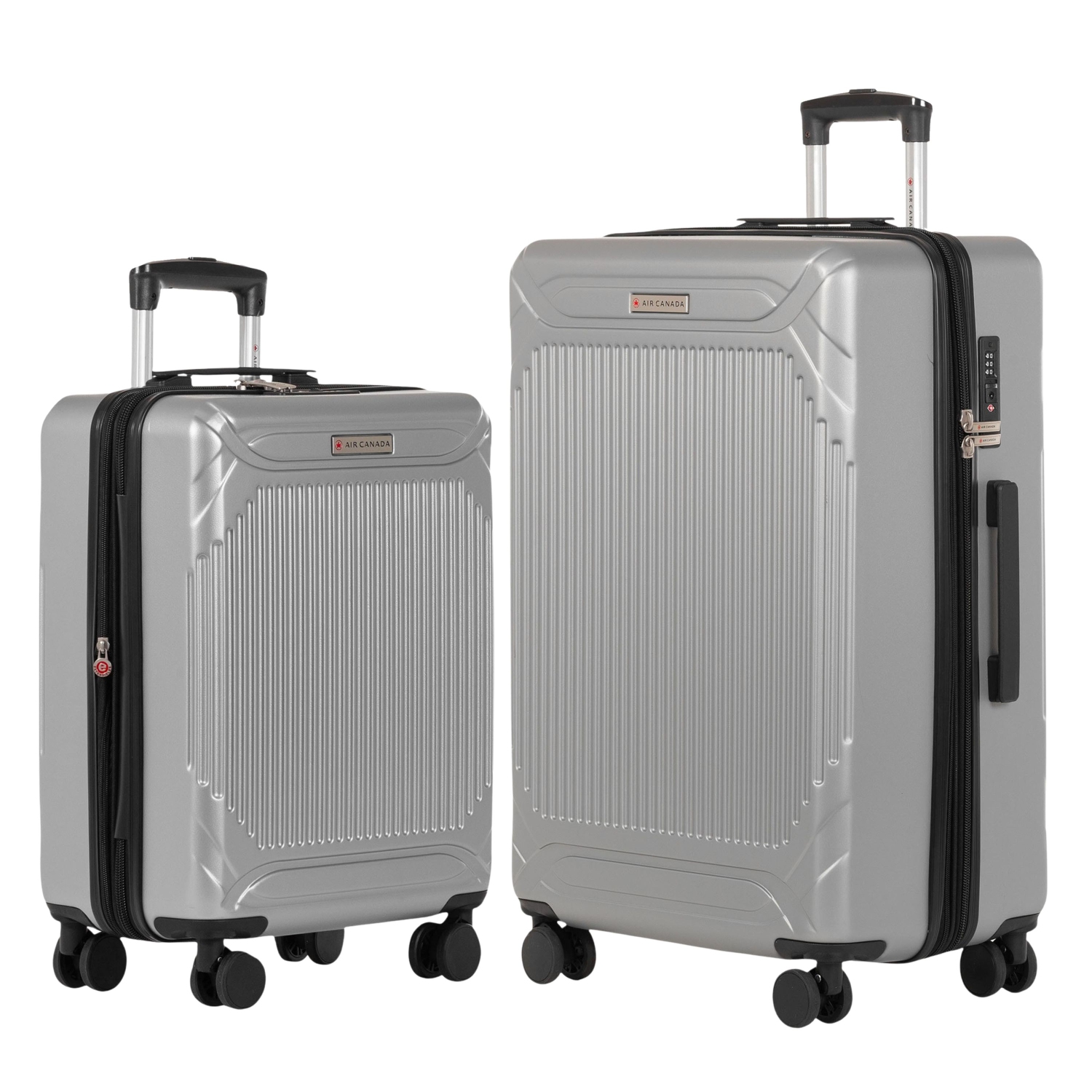 Ensemble de 2 valises rigides MILAN D'AIR CANADA – Valise enregistrée de 24&nbsp;po et valise de cabine