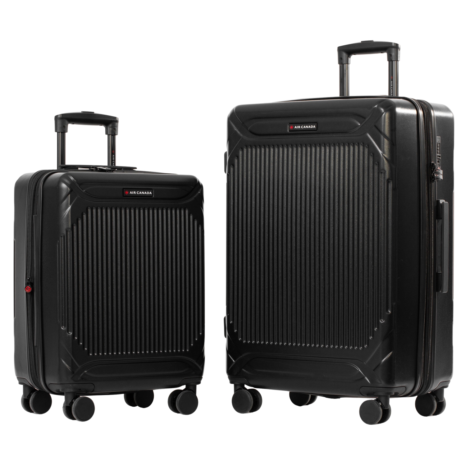 Ensemble de 2 valises rigides MILAN D'AIR CANADA – Valise enregistrée de 24&nbsp;po et valise de cabine