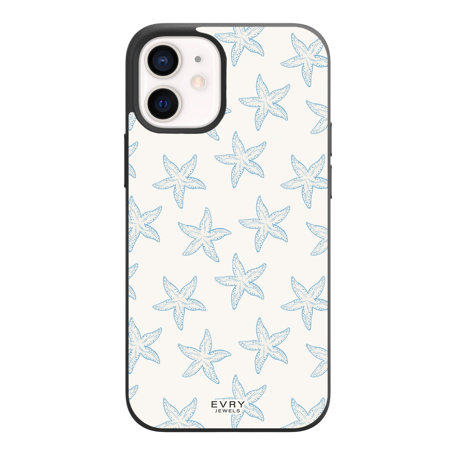 Evry Jewels Hard Plastic Case for iPhone XR - Blue Starfish
