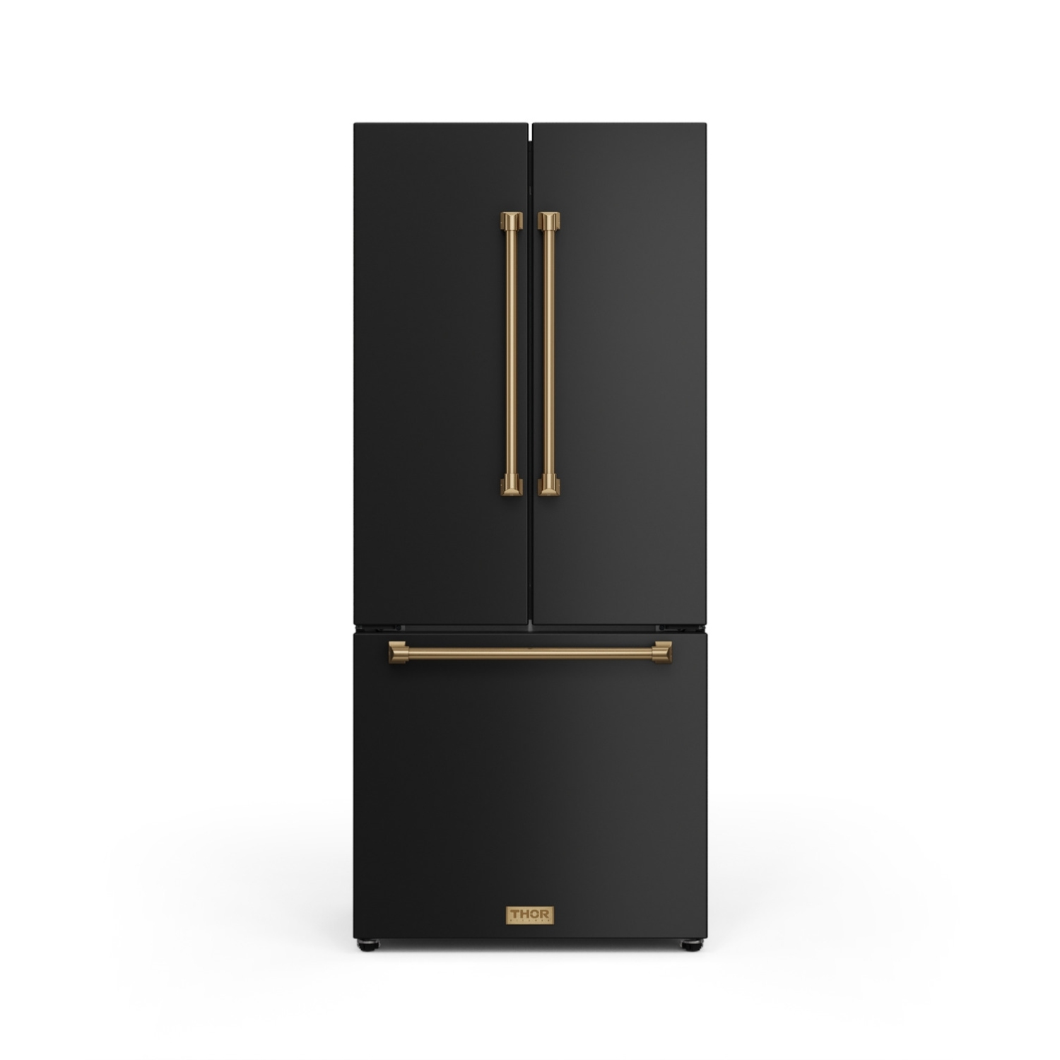 Gordon Ramsay par THOR Cuisine 30 1 cm 17.7 Réfrigérateur de porte avec machine à glace en noir/bronze