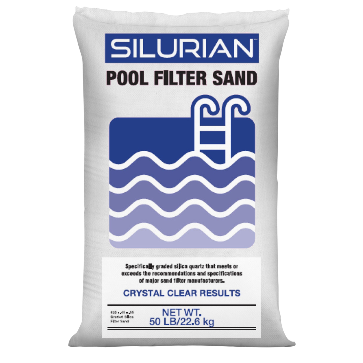 U.S. Silica SILURIAN 20 Grade Angular Pool Filter Sand for Optimal Filtration