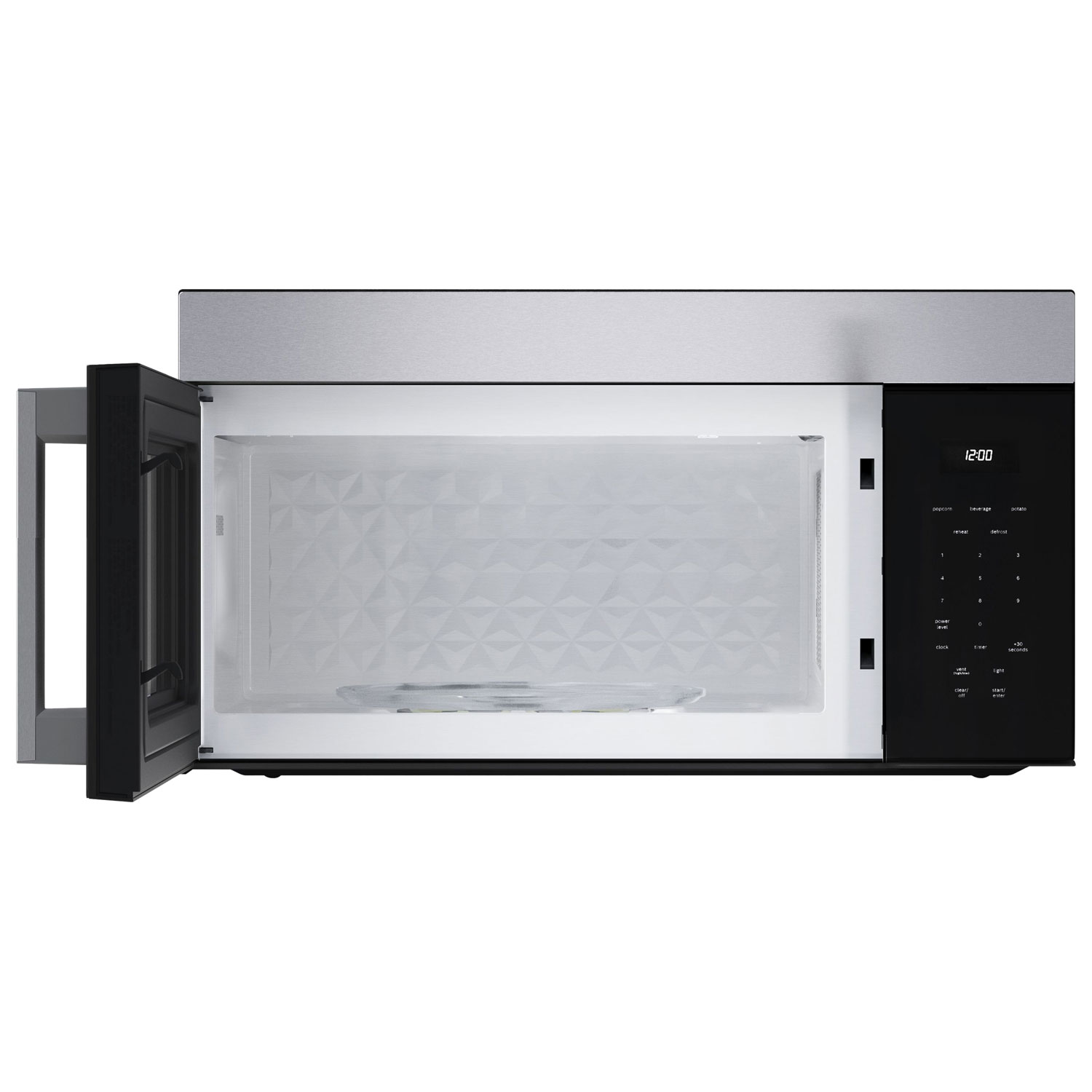 Bosch 100 Series Over-The-Range Microwave - 1.7 Cu. Ft. - Black/Stainless Steel