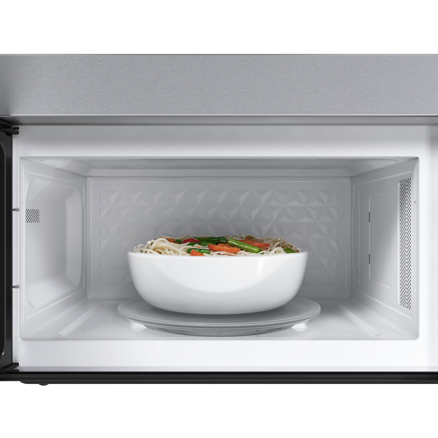Bosch 100 Series Over-The-Range Microwave - 1.7 Cu. Ft. - Black/Stainless Steel