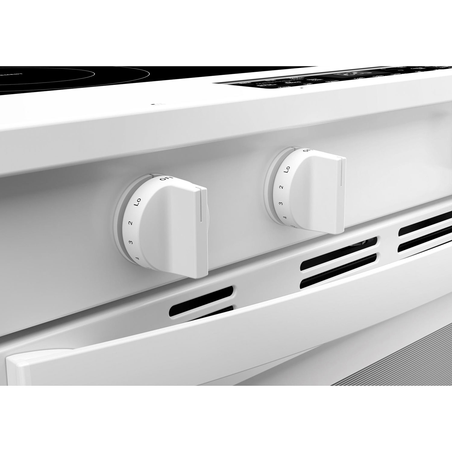 Whirlpool 30" 5.3 Cu. Ft. Fan Convection 5-Element Slide-In Electric Air Fry Range - White