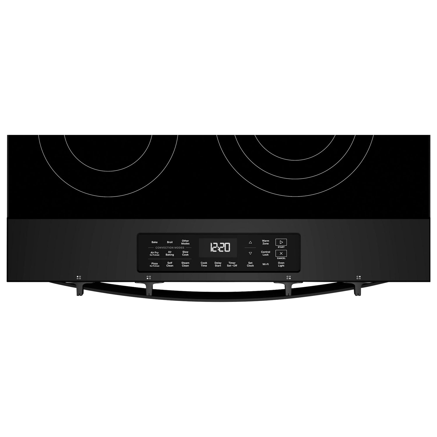 Whirlpool 30" 5.3 Cu. Ft. Fan Convection 5-Element Slide-In Electric Air Fry Range - Black