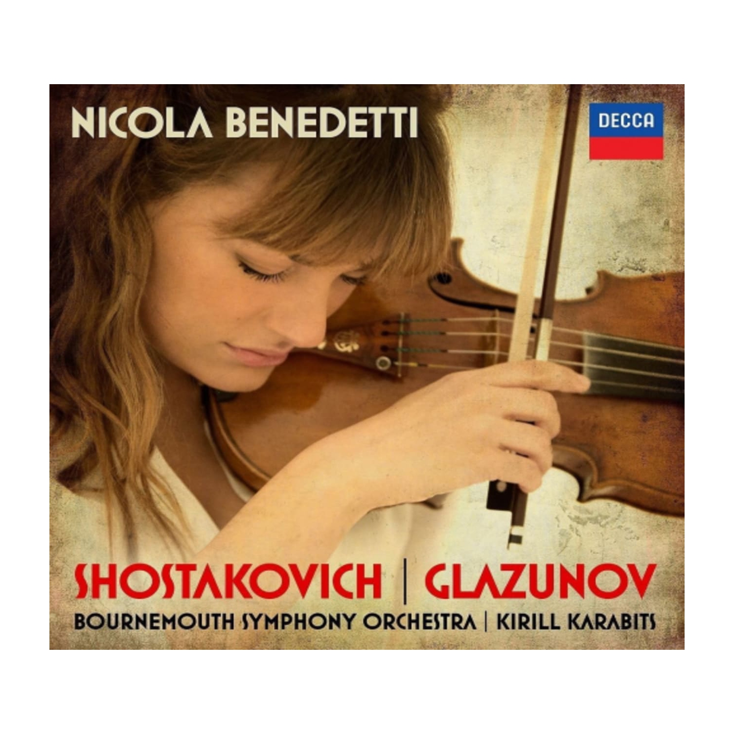 SHOSTAKOVICH / BENEDETTI / KARABITS / BOURNEMOUTH - Violin Concerto No 1: / Glazunov: Violin Concerto - [CD]