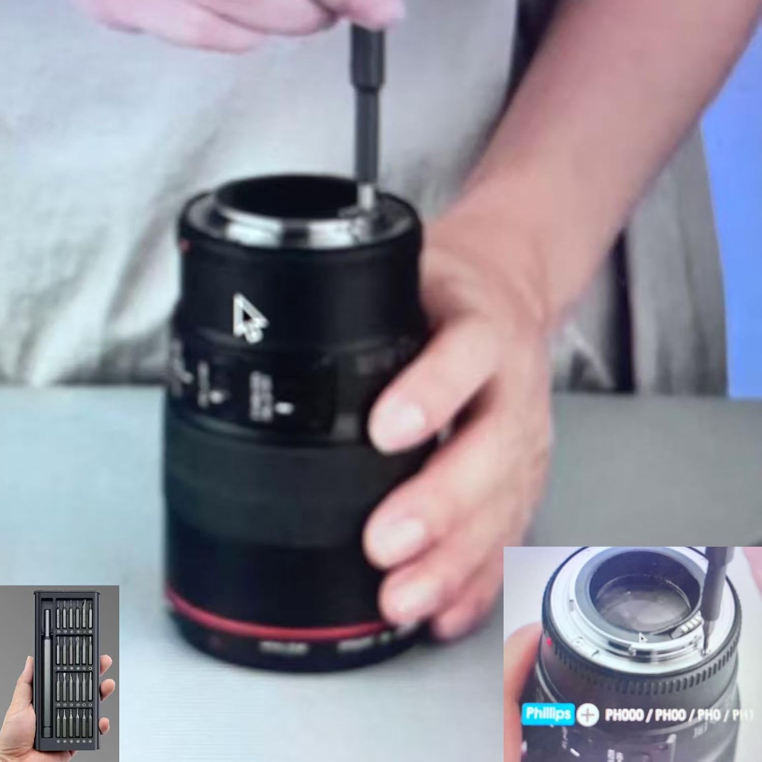 jeu de tournevis de précision 24-en-1, jeu de tournevis multifonction domestique, ensemble d'outils de désassemblage de téléphone mobile, adapté aux