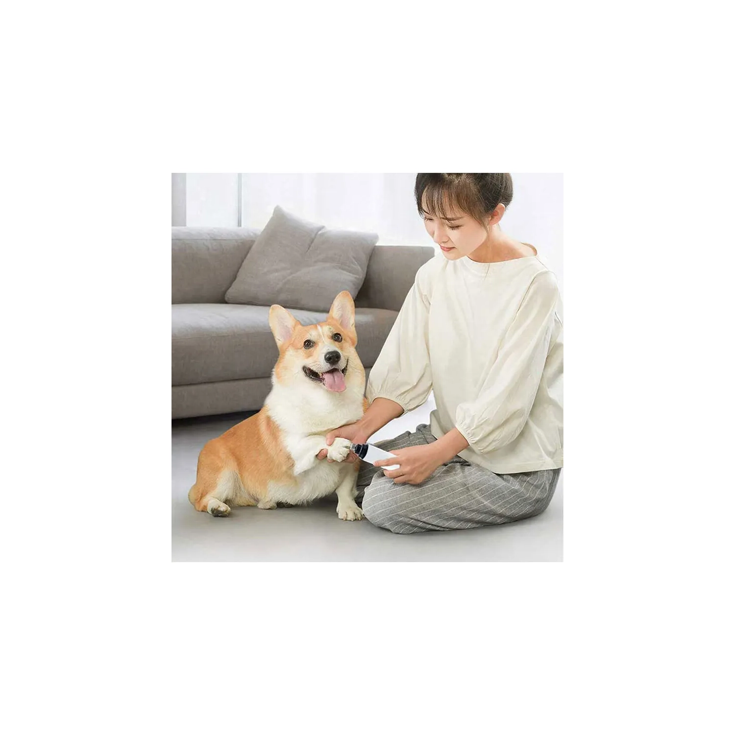 Electric Pet Nail Clipper USB Charging Dog Nail Grinder Portable Puppy Cat Nails Pet Grooming Tools For Small Medium Large Dogs