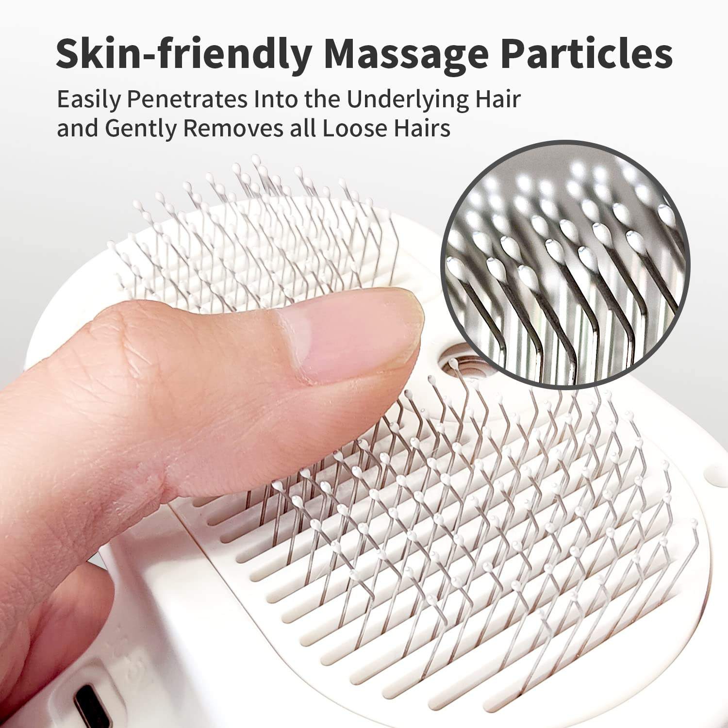 Steam Cat Brush for Shedding, 3 In 1 Steam Cat Brush Self Cleaning Dog Brush for Long and Short Hair Dogs and Cats Pet Grooming Comb Remove Tangled