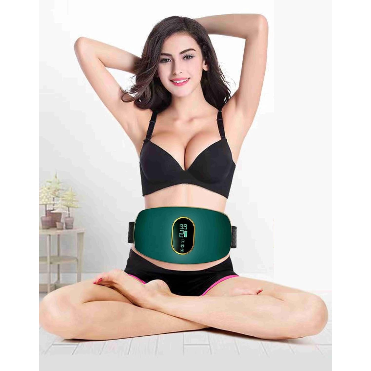 Electric vibration massage belt, abdominal waist training massager, male and female vibration massager