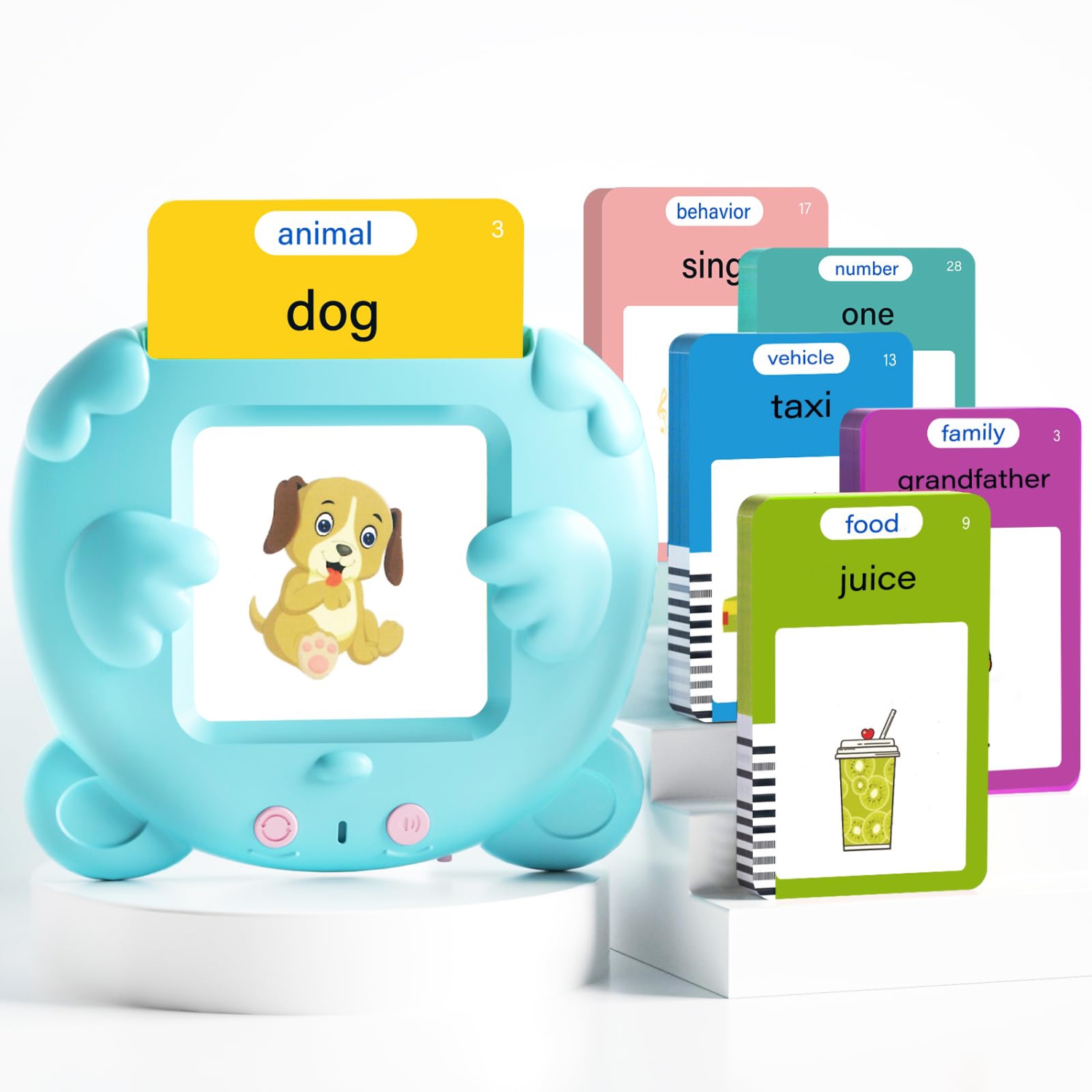 Talking Flash Cards for Toddlers with 510 Sight Words, Kids English Learning Flashcards Educational Toys, Birthday Gifts for Boys Girls