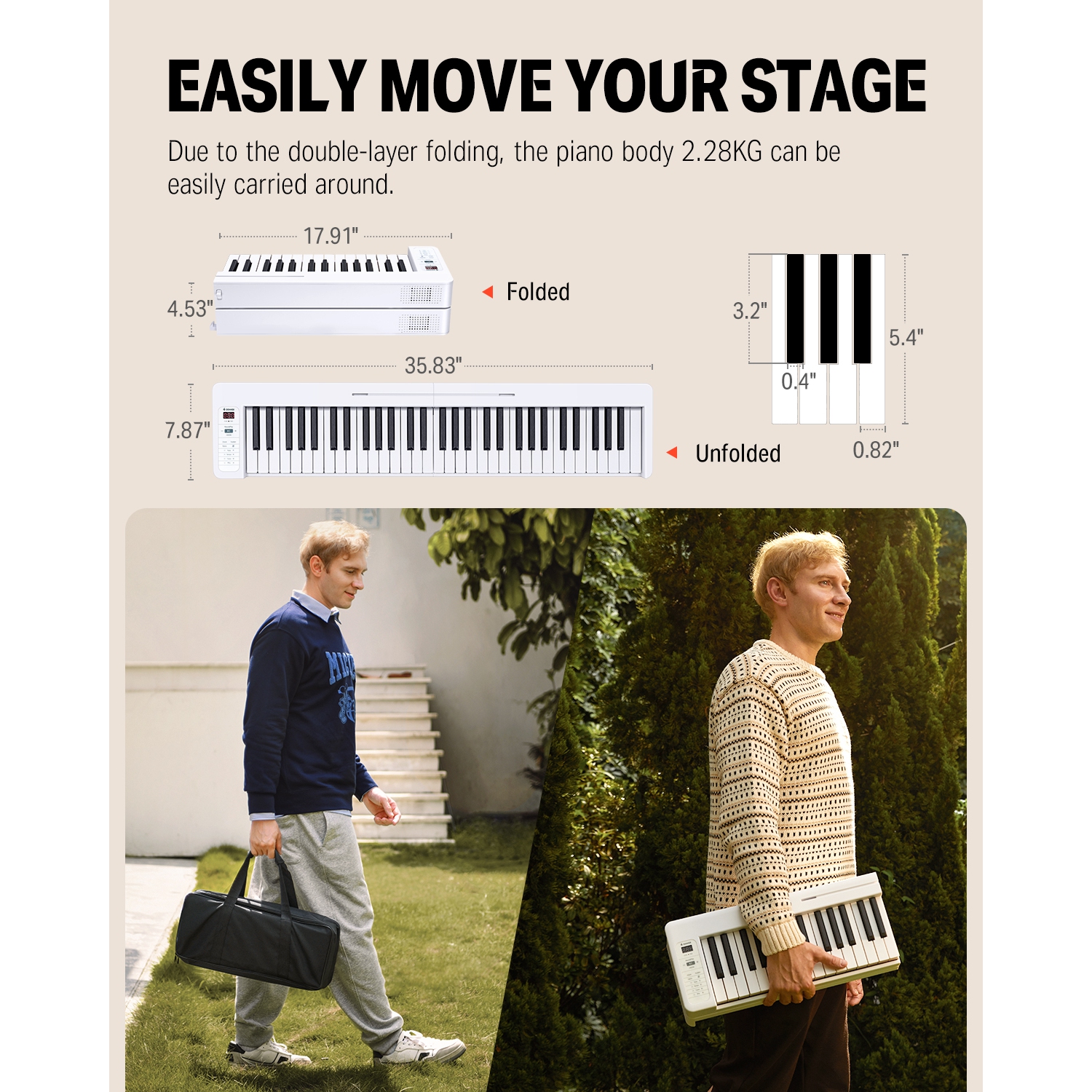 Donner DP-06 61Keys Digital Keyboard