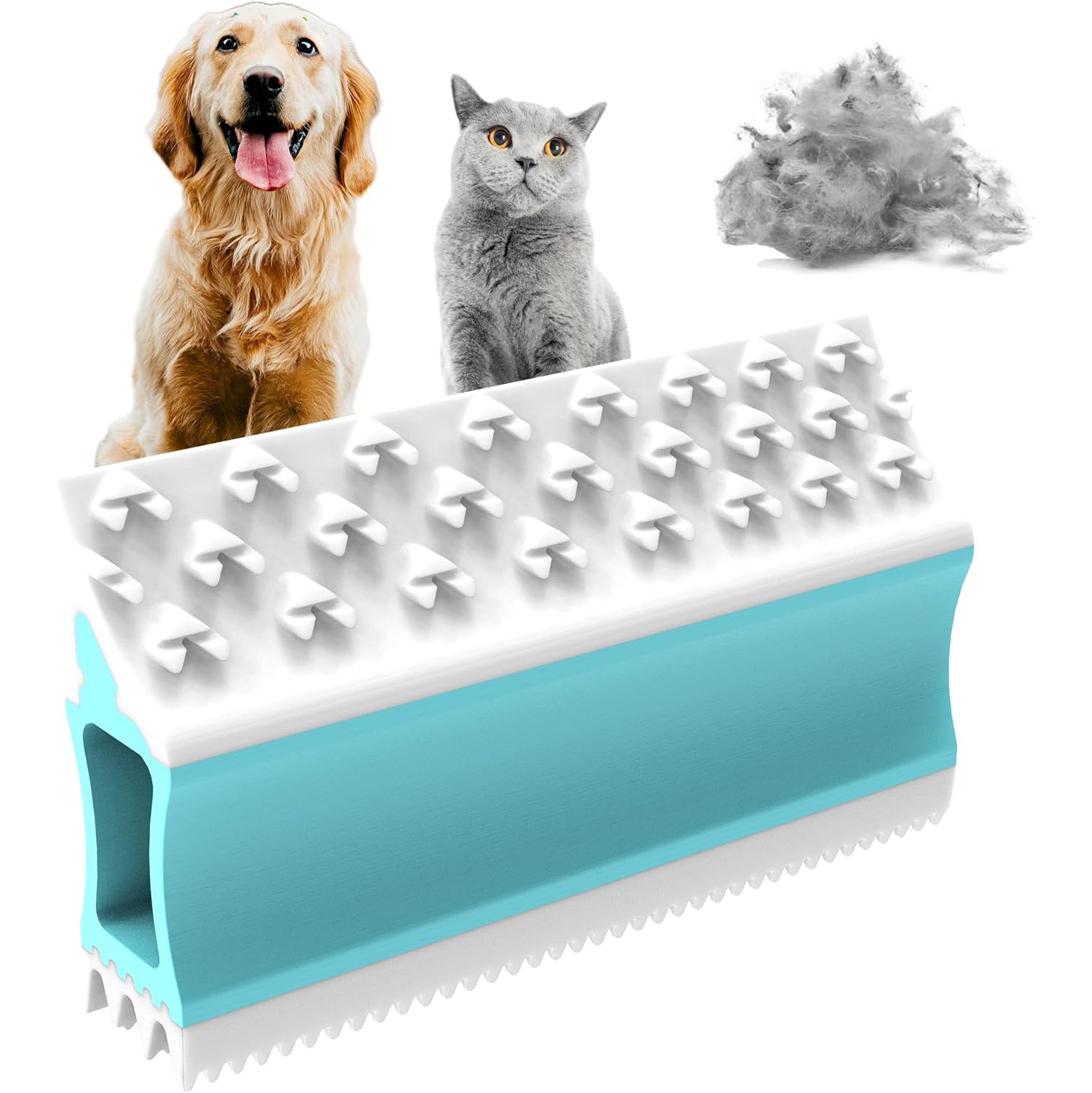 Pet Hair Remover,Dog Cat Fur Removal Tool,Pets Hair Removal and Clean Tool for Carpet Couches,Portable Pets Fur Cleaning for Car Home