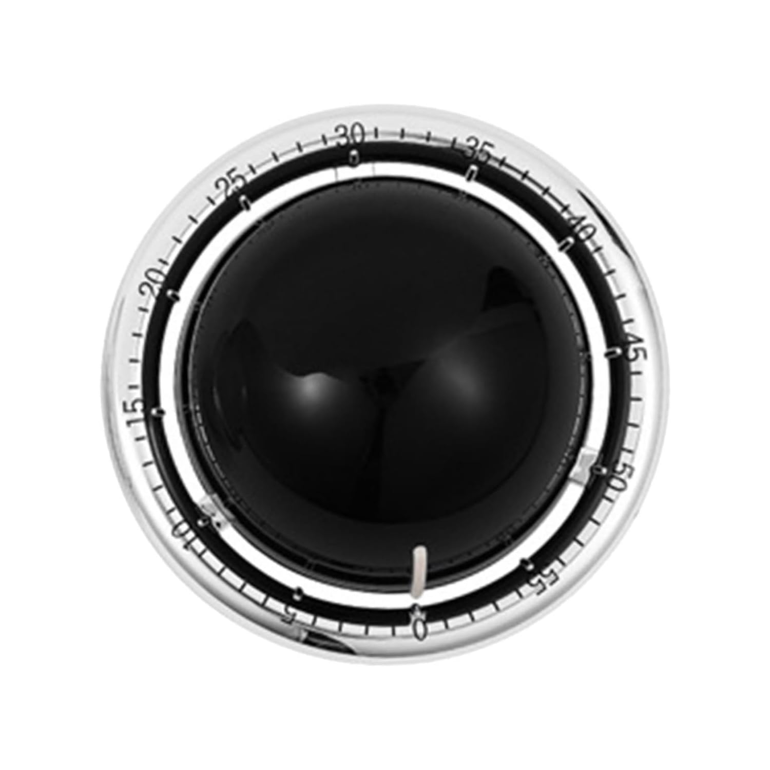 Digital mechanical kitchen timer, durable ABS manual kitchen timer, magnetic timer time manager - black