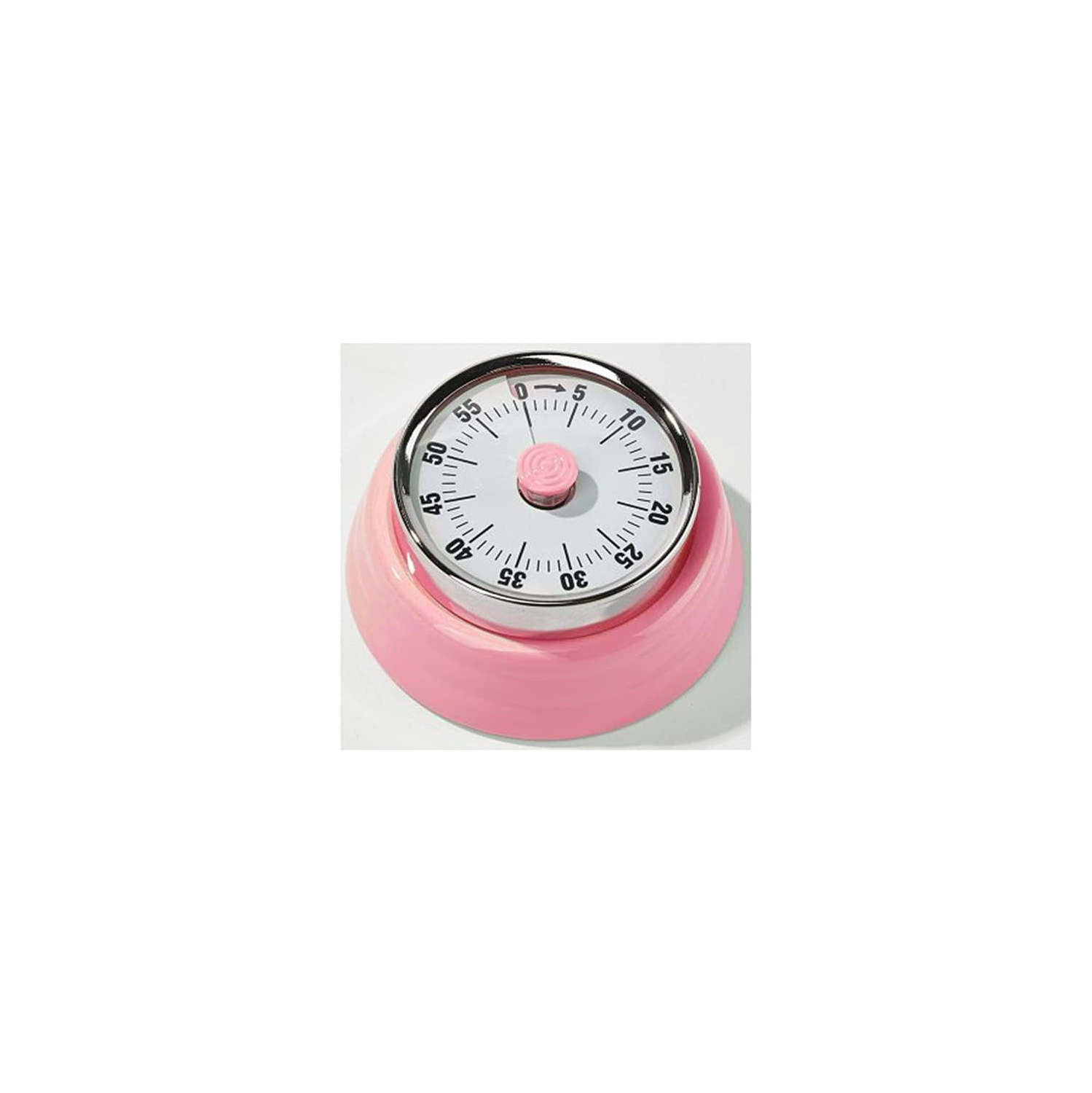 Mechanical timer, easy to read vintage cooking timer with magnetic back and loud bell, no batteries required, mechanical countdown timer for cooking