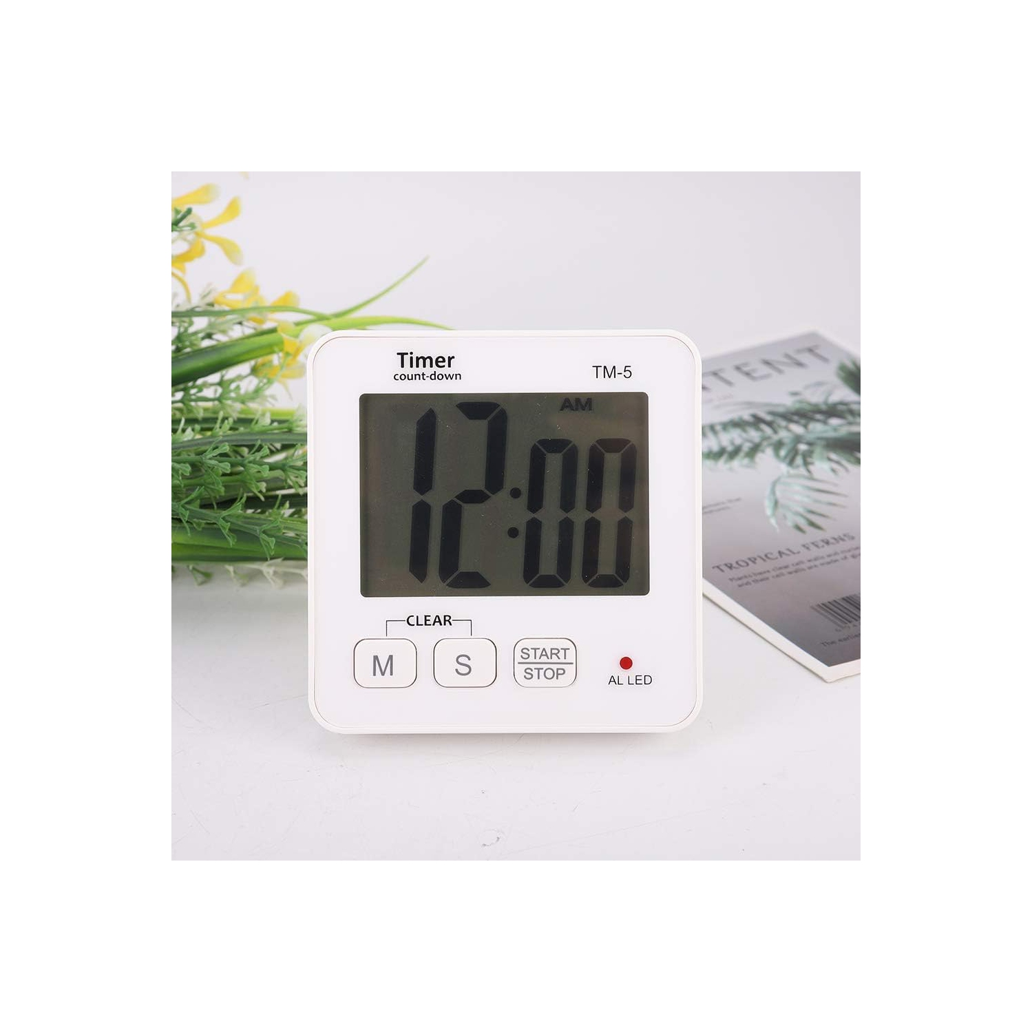 Timer, ABS material, durable, clear reading, high stability. Kitchen timer, convenient and practical digital timer, excellent workmanship