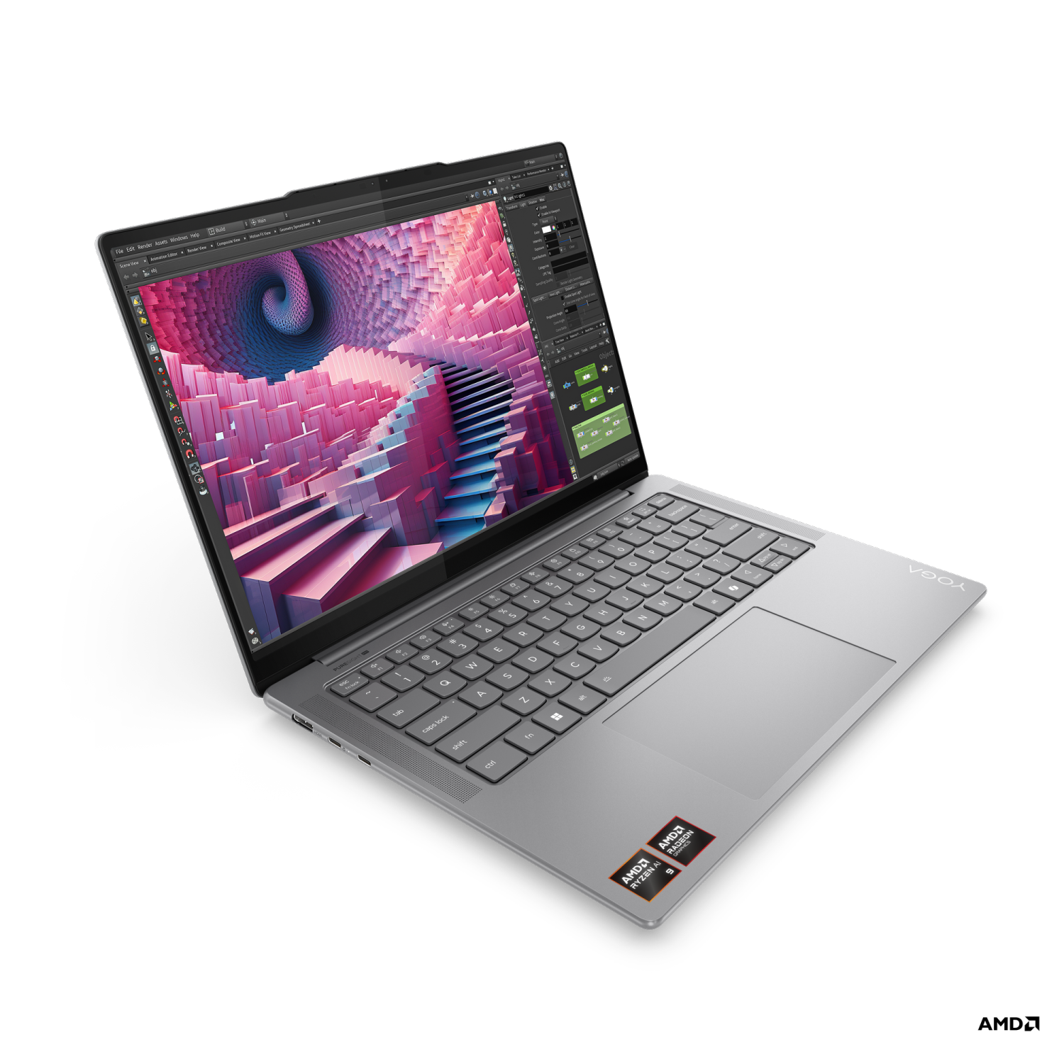 Open Box Lenovo Yoga Pro 7 14ASP9 AMD Ryzen AI 9 365 w/Radeon 880M 10-Cores 32GB LPDDR5x RAM 1TB SSD 14.5" OLED 2.8K 90Hz - Windows 11 - 83HN