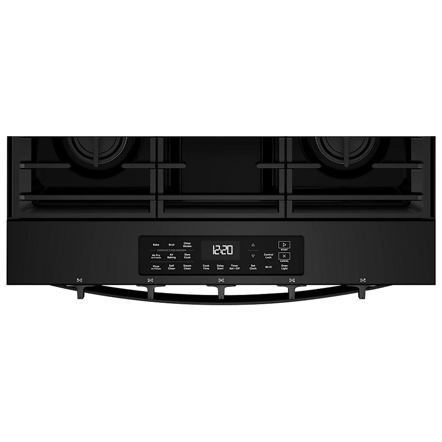 Whirlpool 30" 5.0 Cu. Ft. Fan Convection 5-Burner Slide-In Gas Range - Black