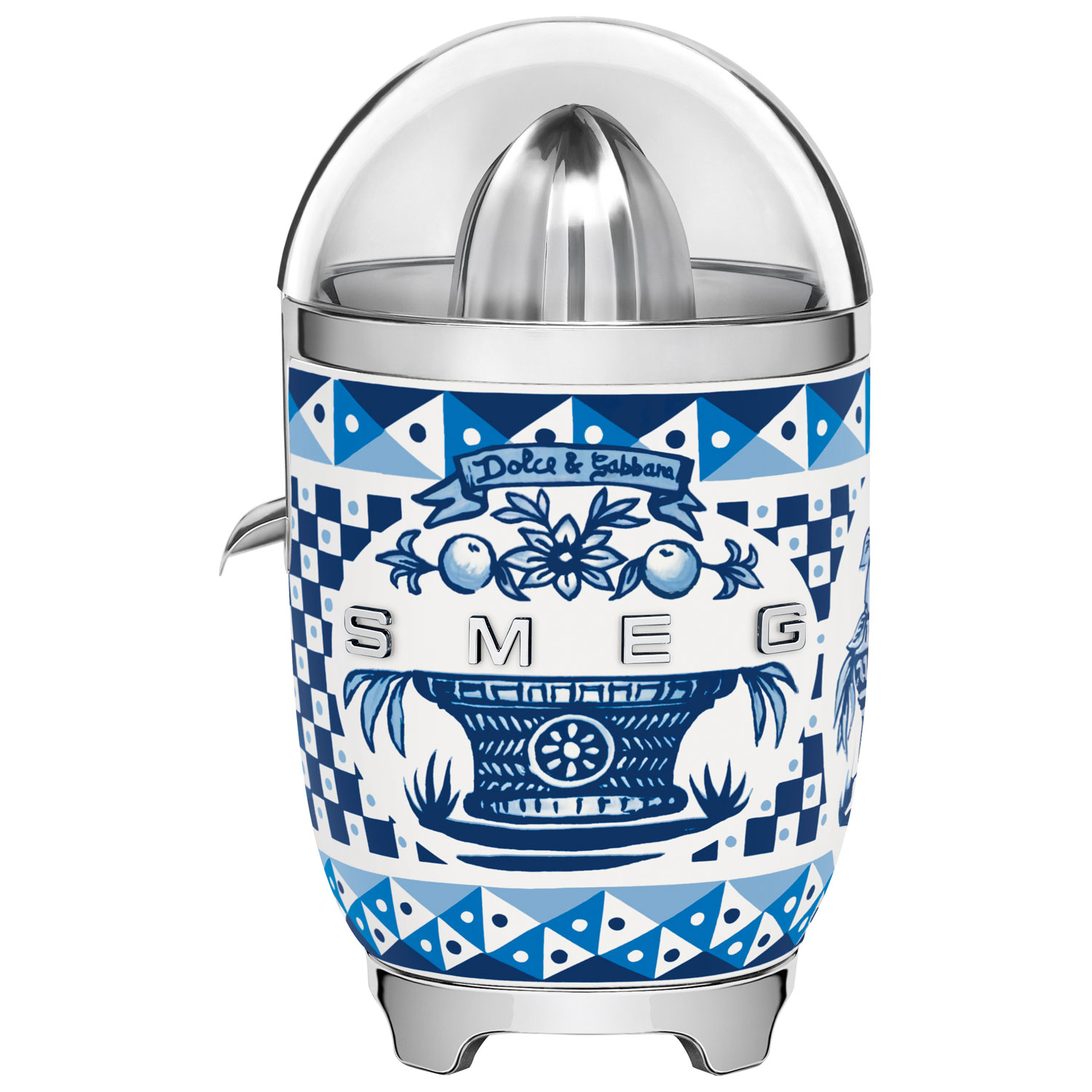 Smeg 50's Style Citrus Juicer - Dolce & Gabanna Collection - Blue Mediterraneo