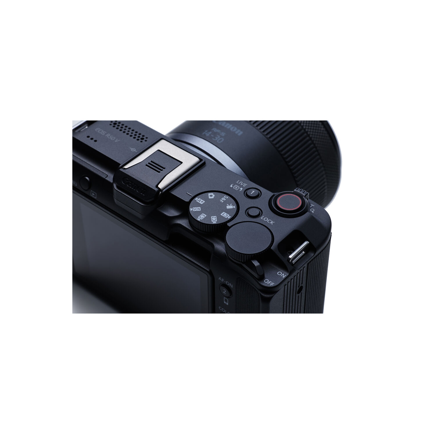 Canon EOS R50 V Mirrorless Camera | 24.2MP, 4K60p, Flip Screen, Dual Pixel AF - Bundle
