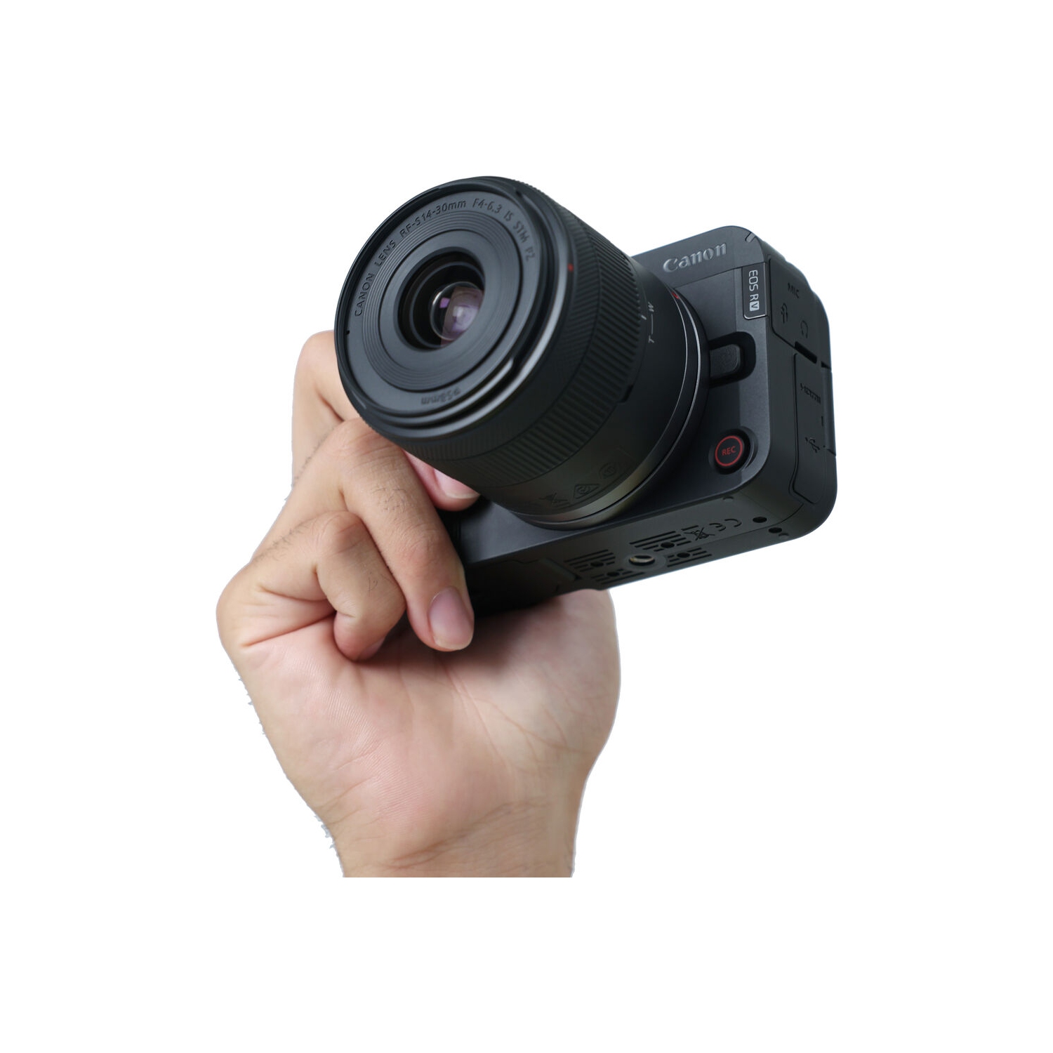 Ensemble appareil photo EOS 50&nbsp;V de Canon + objectif 14&nbsp;mm 30&nbsp;mm | Appareil photo 4K60p pour vlogues, objectif motorisé zoom