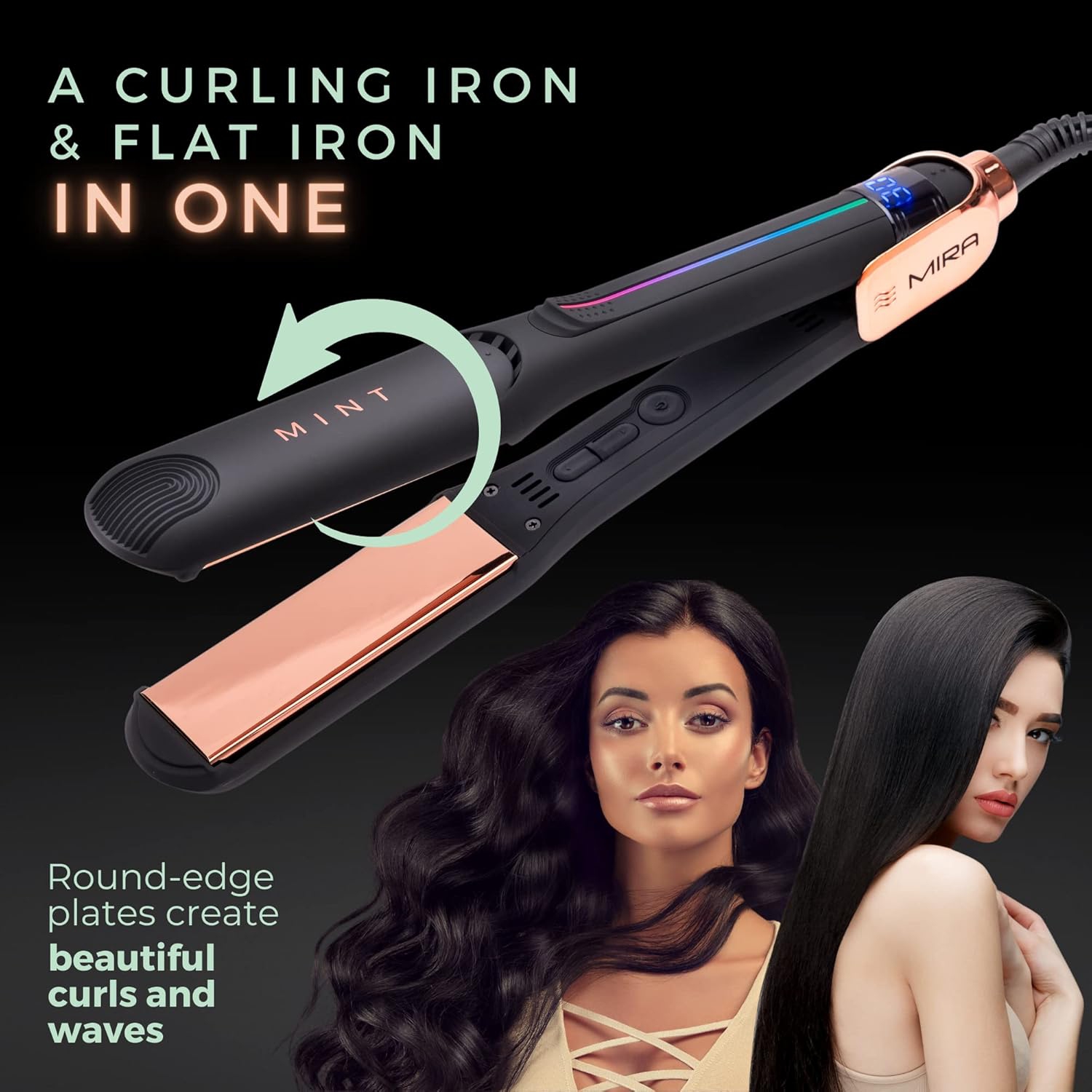MINT MIRA TITANIUM 1.25" FLAT IRON