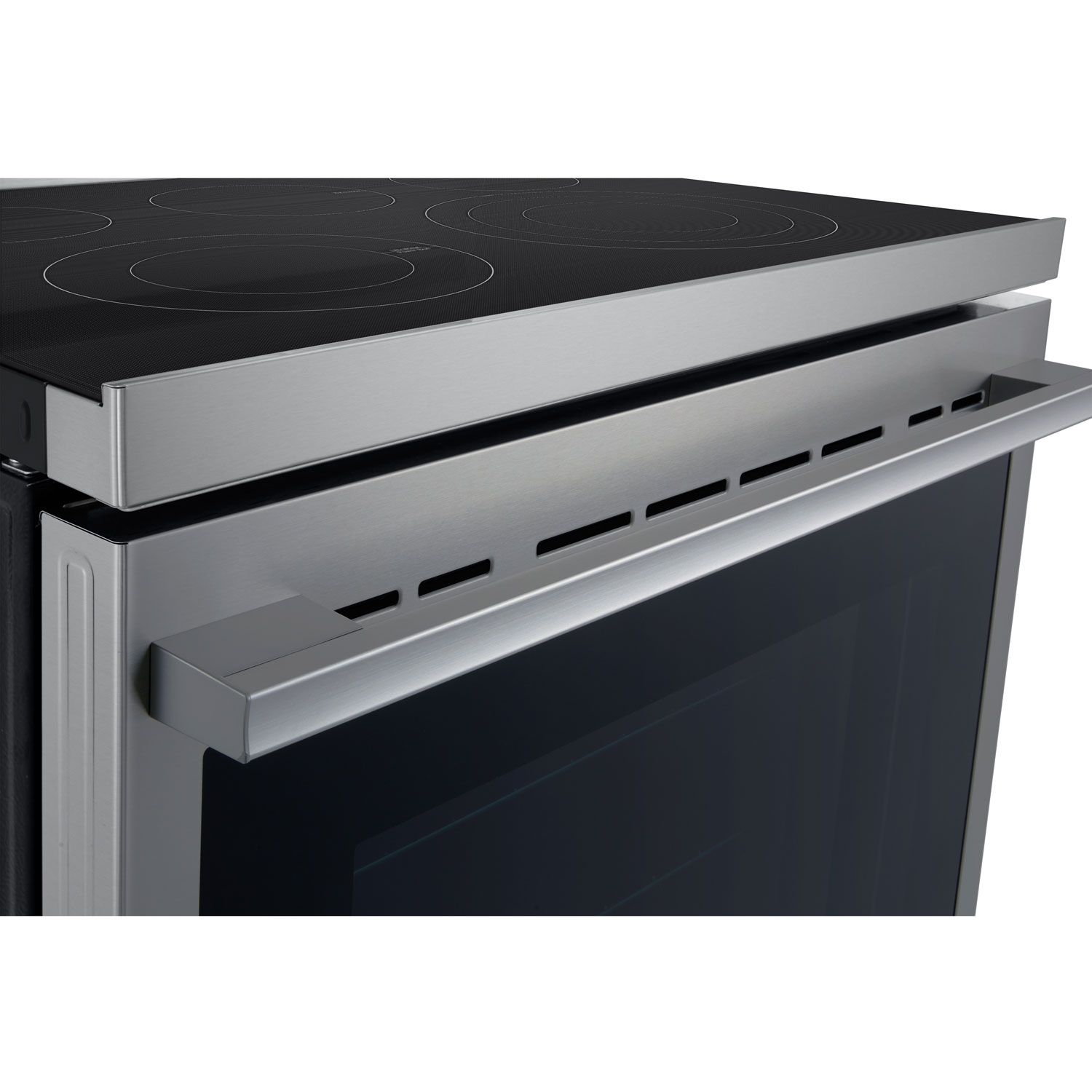 LG 30" 6.3 Cu. Ft. True Convection 5-Element Freestanding Electric Air Fry Range - Stainless Steel