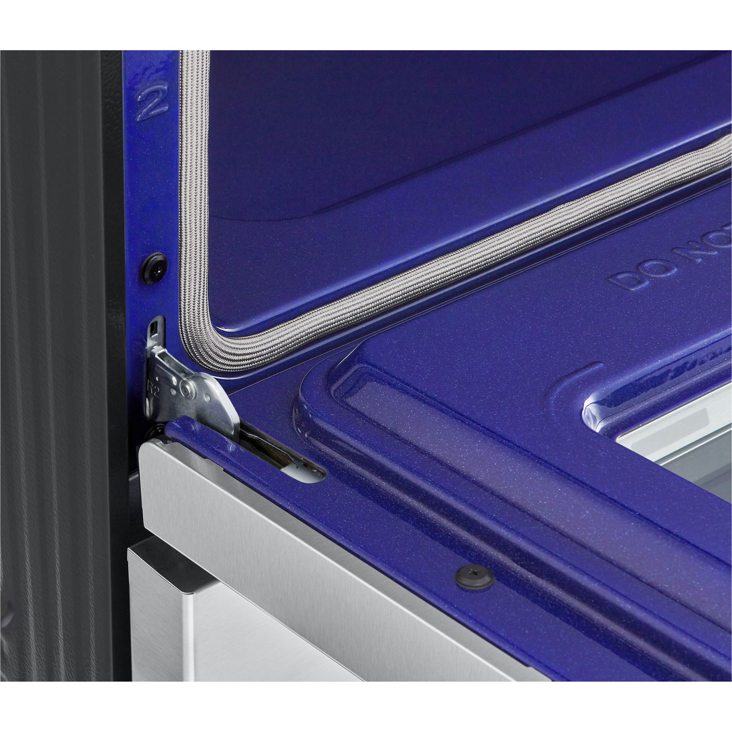 Cuisinière électrique encastrable à 5 éléments avec convection véritable et friture à l'air 6,3 pi³ 30 po de LG - Inox