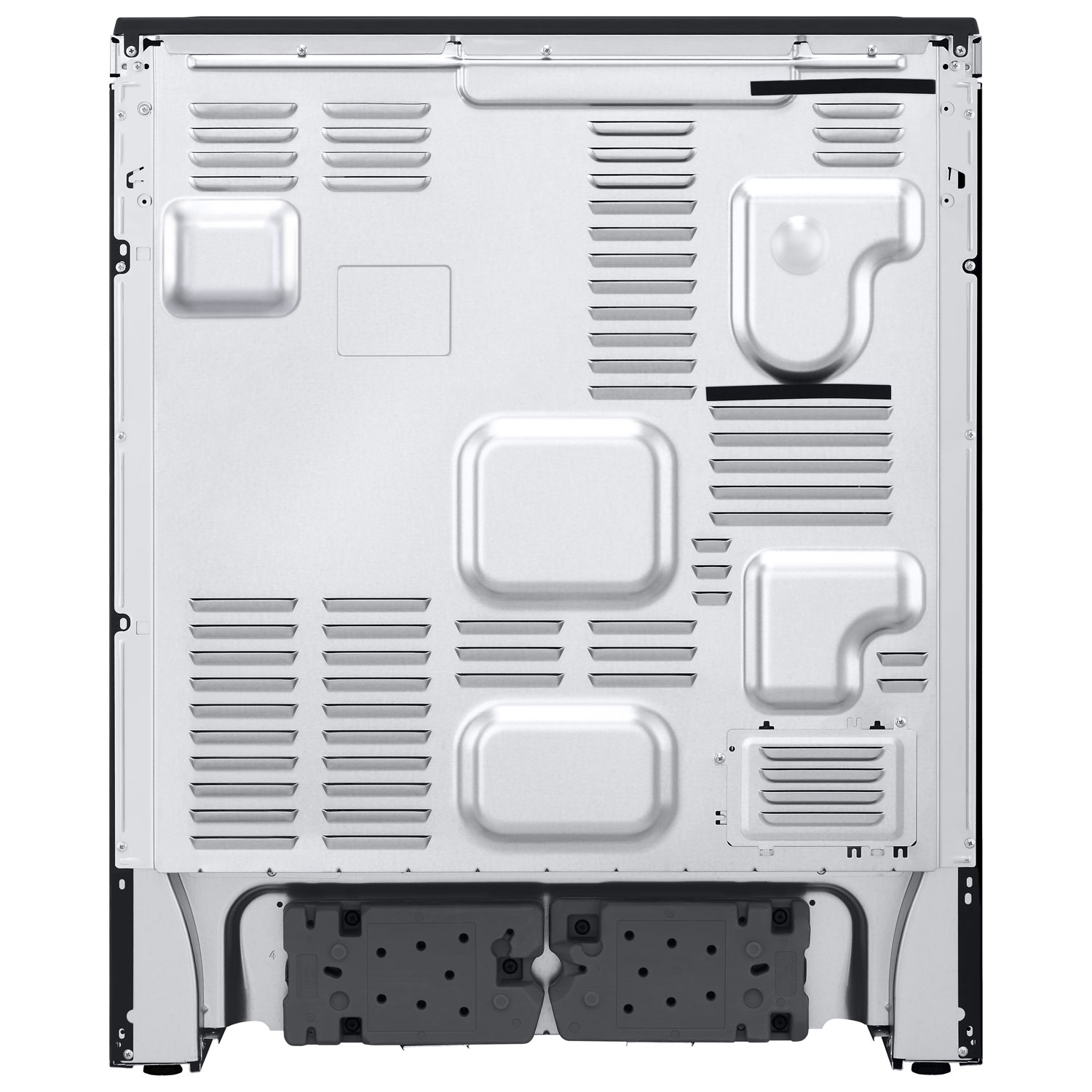 Cuisinière électrique encastrable à 5 éléments avec convection véritable et friture à l'air 6,3 pi³ 30 po de LG - Inox