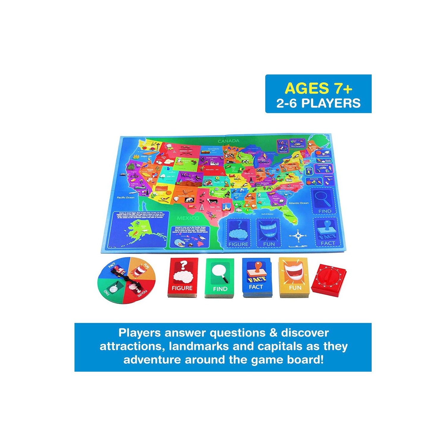 Great States Geography Board Game