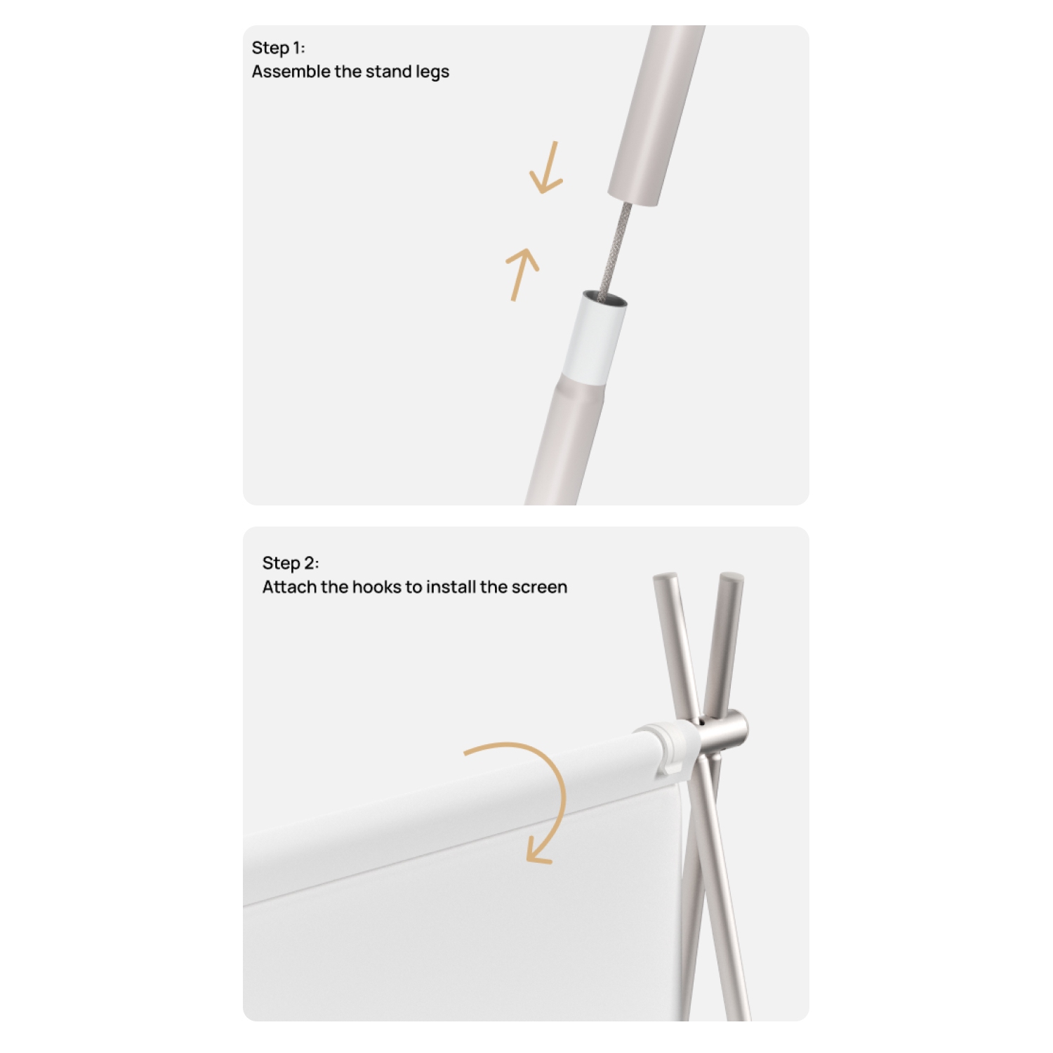 Écran de projection portatif de 70&nbsp;po de XGIMI – Prêt pour l'extérieur, léger et étanche