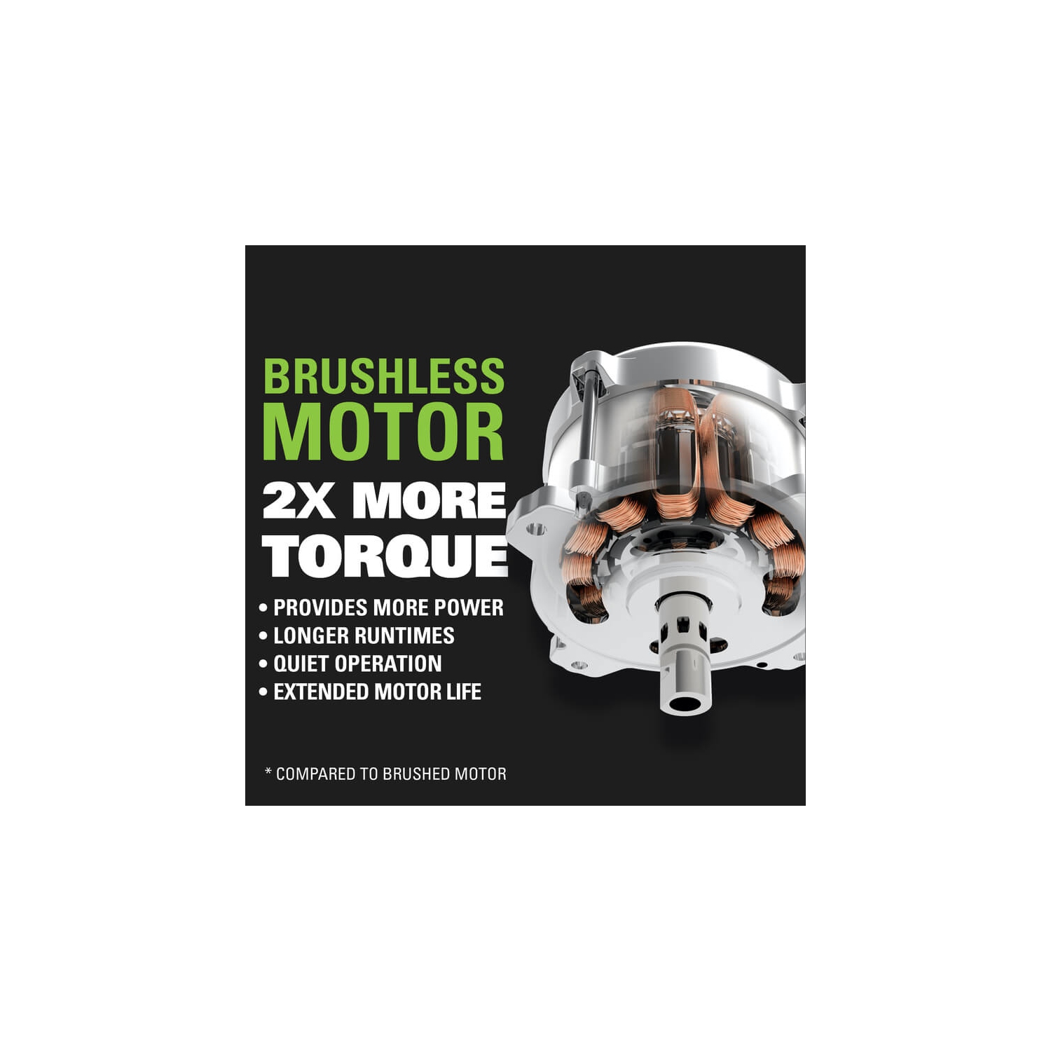 Scie à chaîne sans balais 60 V de 18 po de Greenworks, batterie 4,0 Ah et chargeur inclus