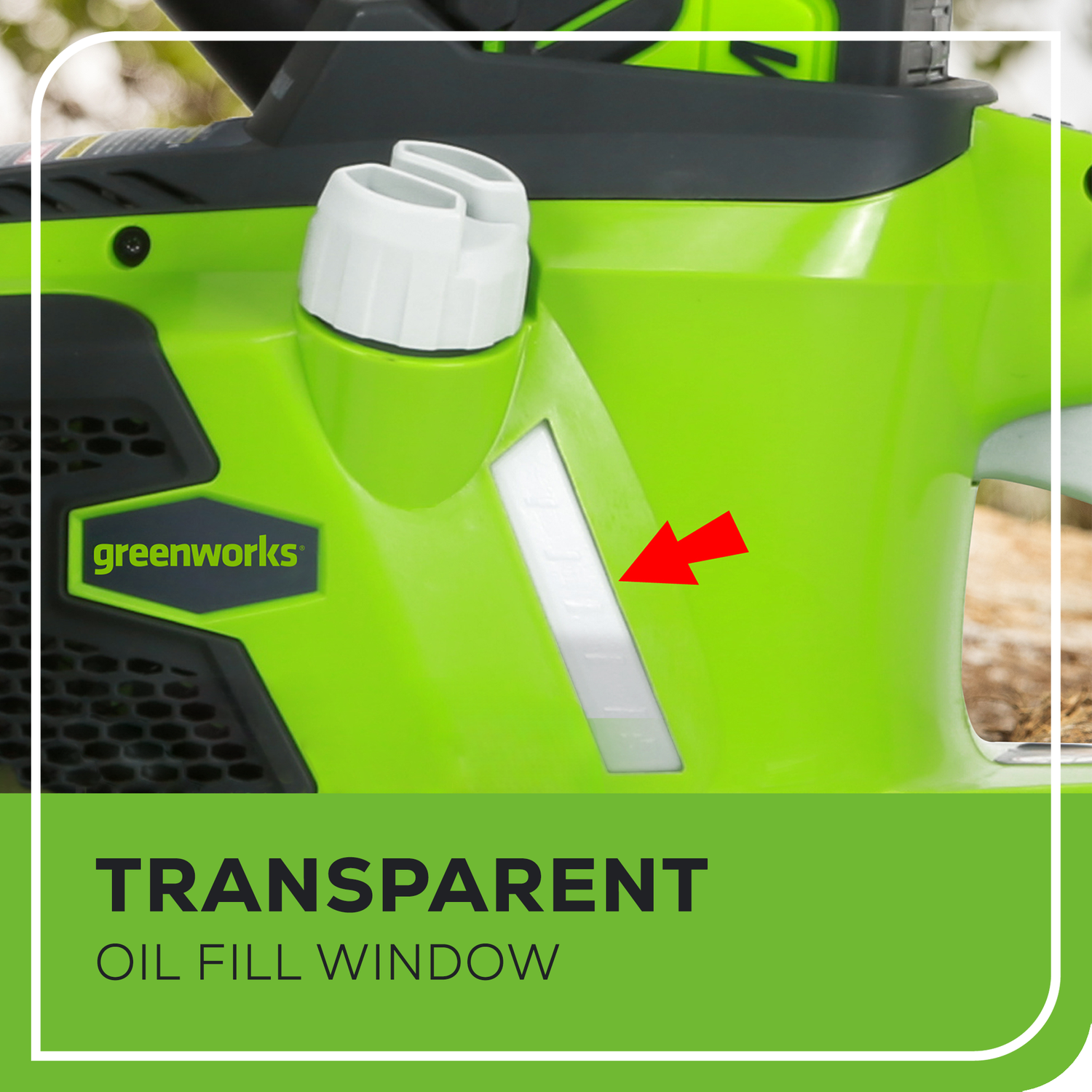 Scie à chaîne sans balais 40&nbsp;V de 14&nbsp;po de Greenworks, batterie et chargeur non inclus