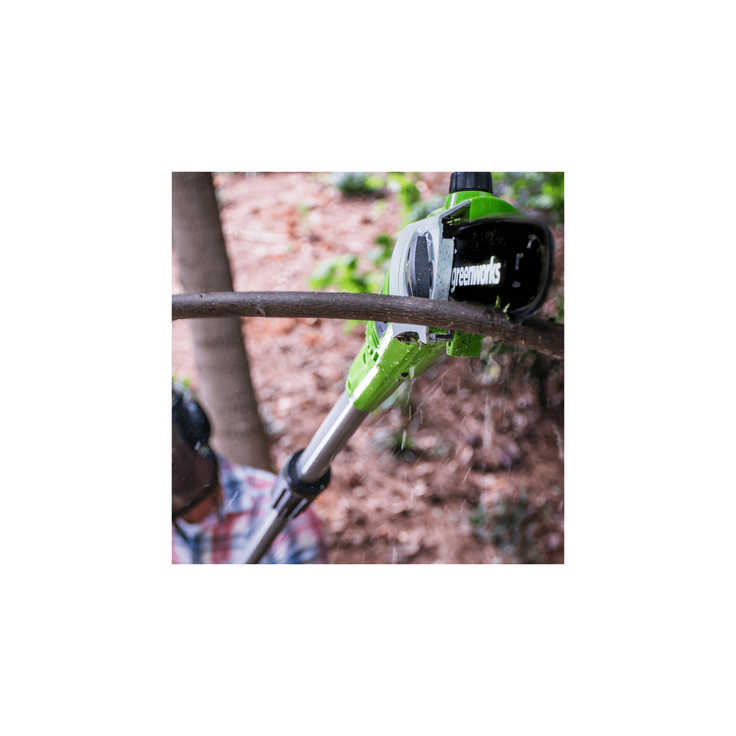 Greenworks 60V 10" Brushless Polesaw, Battery and Charger Not Included