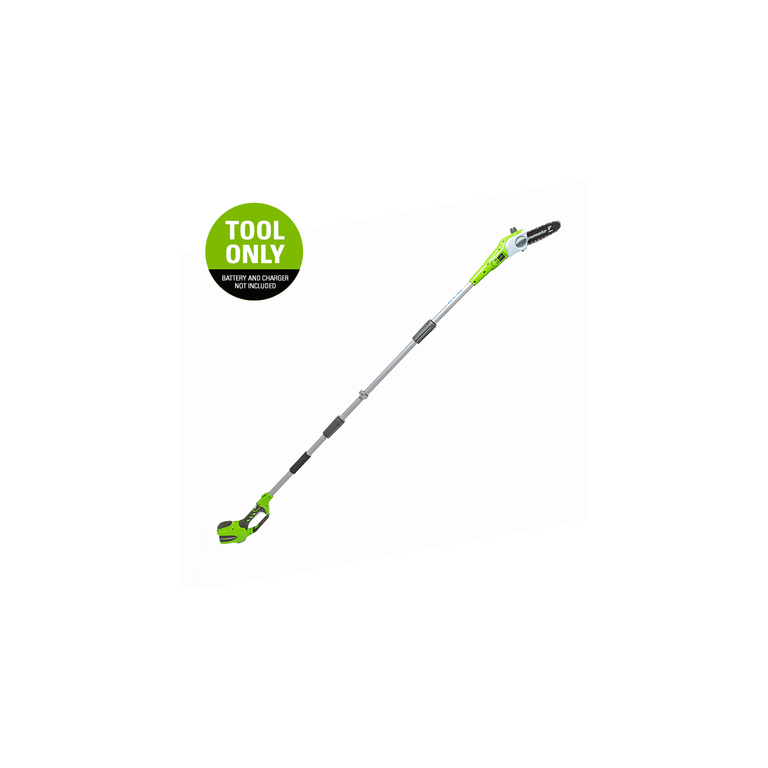Greenworks 40V 8" Pole Saw, Battery and Charger Not Included
