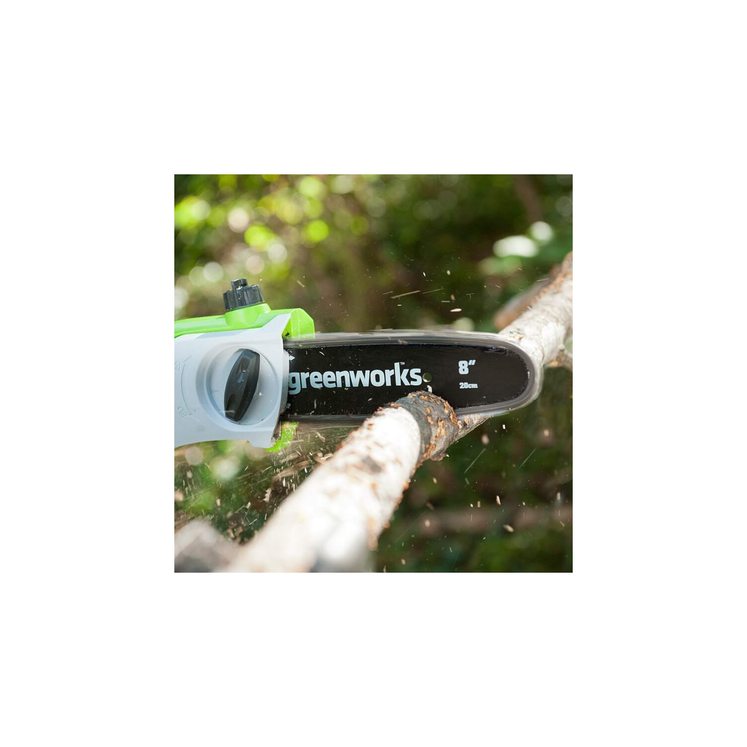 Greenworks 40V 8" Pole Saw, Battery and Charger Not Included