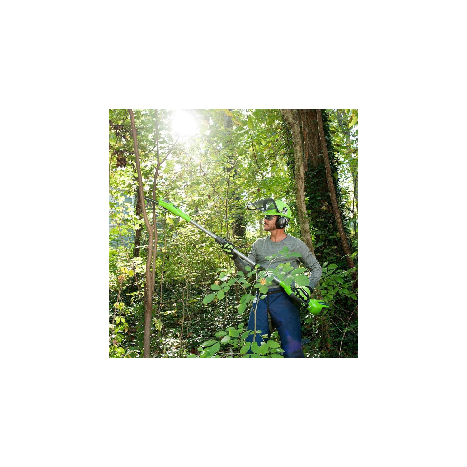 Greenworks 40V 8" Pole Saw, Battery and Charger Not Included