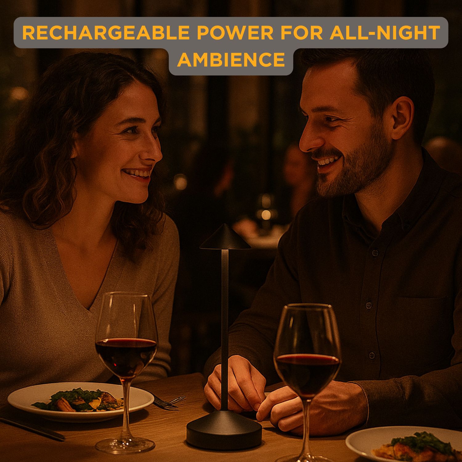 Abbott Slim Arrow LED Table Lamp, Rechargeable Cordless Light, Sleek Portable Lighting for Desk or Nightstand, 11.5", Matte Black