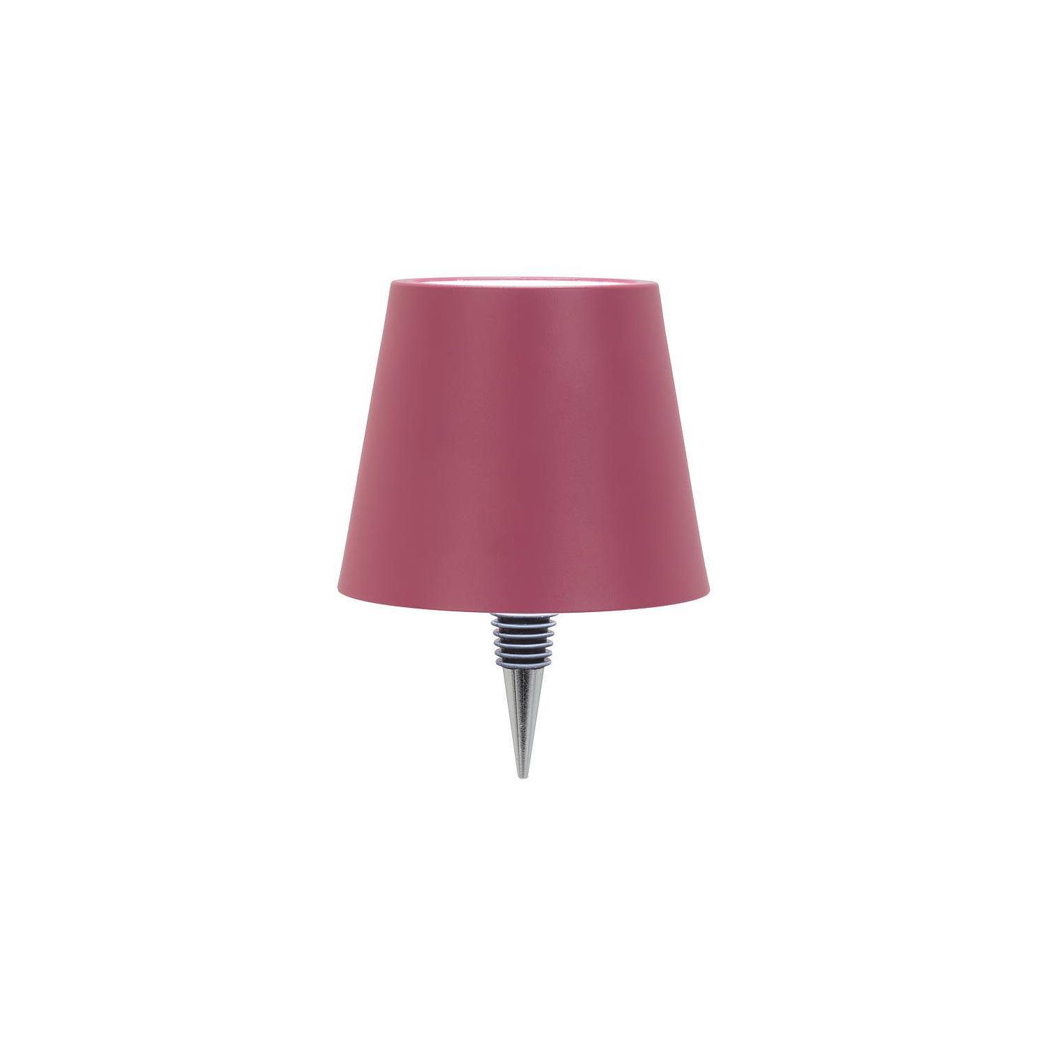 Abbott |Classic Shade LED Bottle Stopper Light- 5"H- Magenta Pink