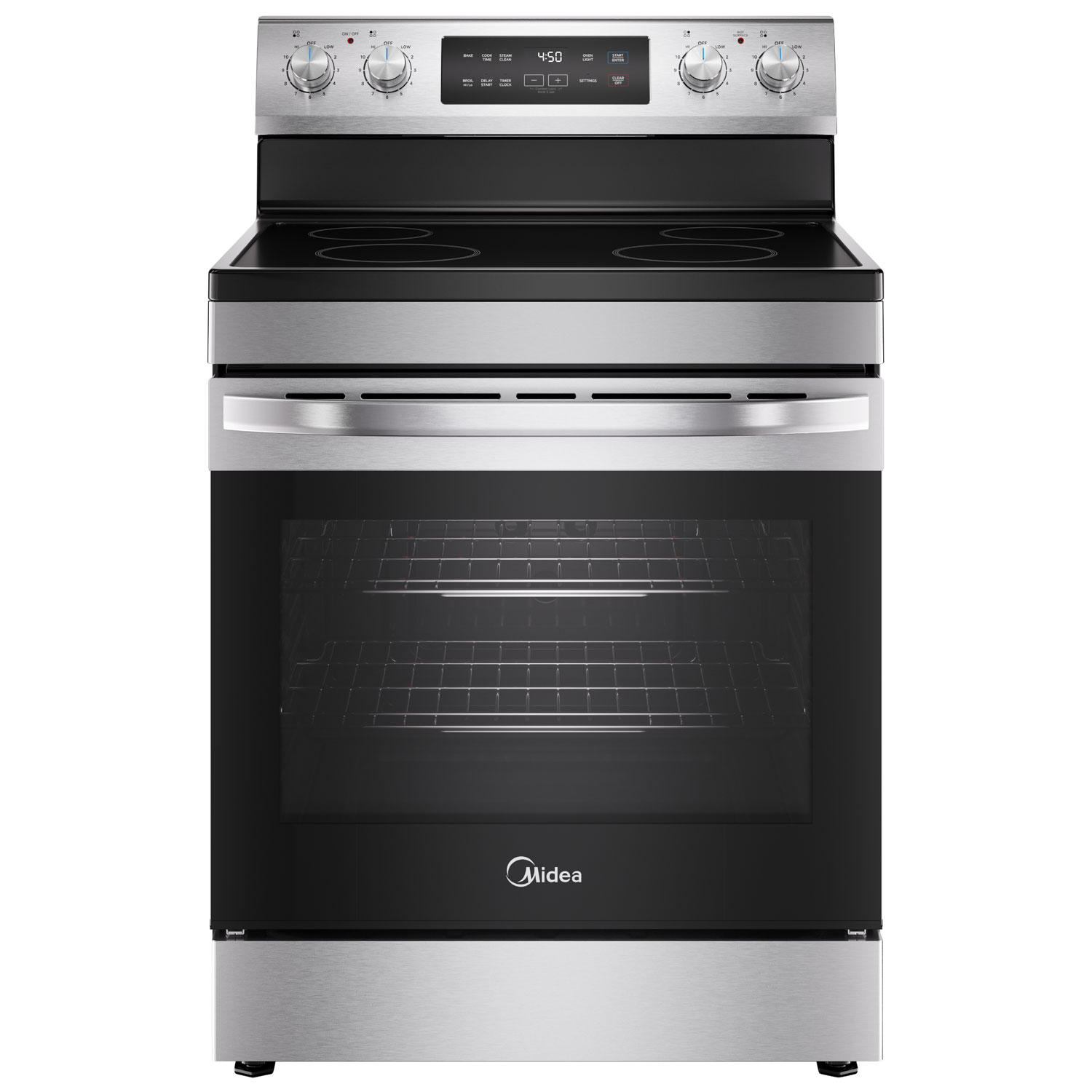 Midea 30" 6.3 Cu. Ft. Freestanding Electric Range (MER30B14ASTC) - Stainless Steel
