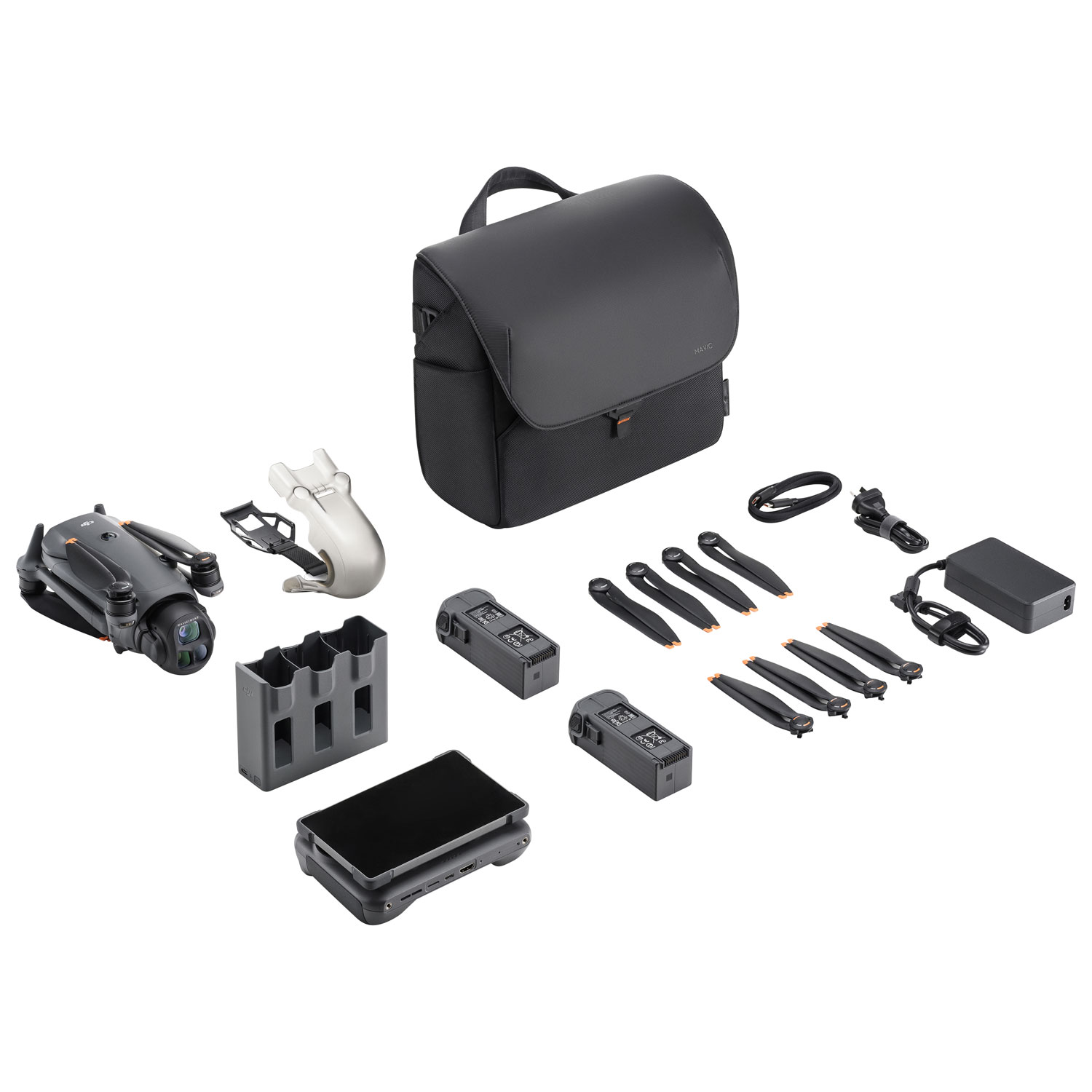Ensemble Creator de DJI avec quadricoptère Mavic 4 Pro de DJI, caméra et radiocommande - Noir