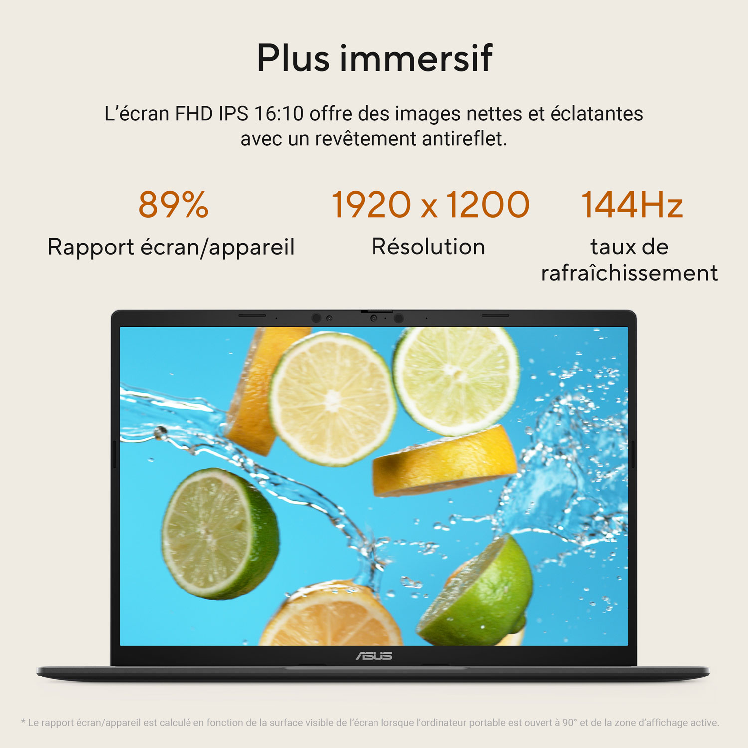 ASUS Vivobook S16 16" AI Laptop - Matte Grey