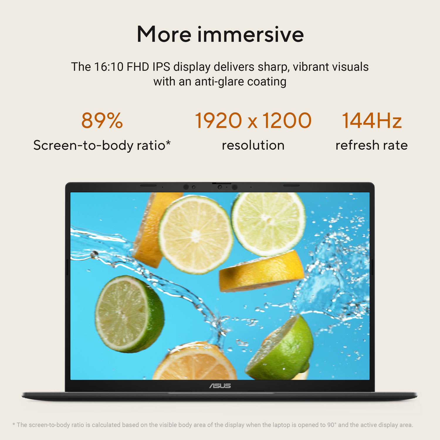 ASUS Vivobook S16 16" AI Laptop - Matte Grey