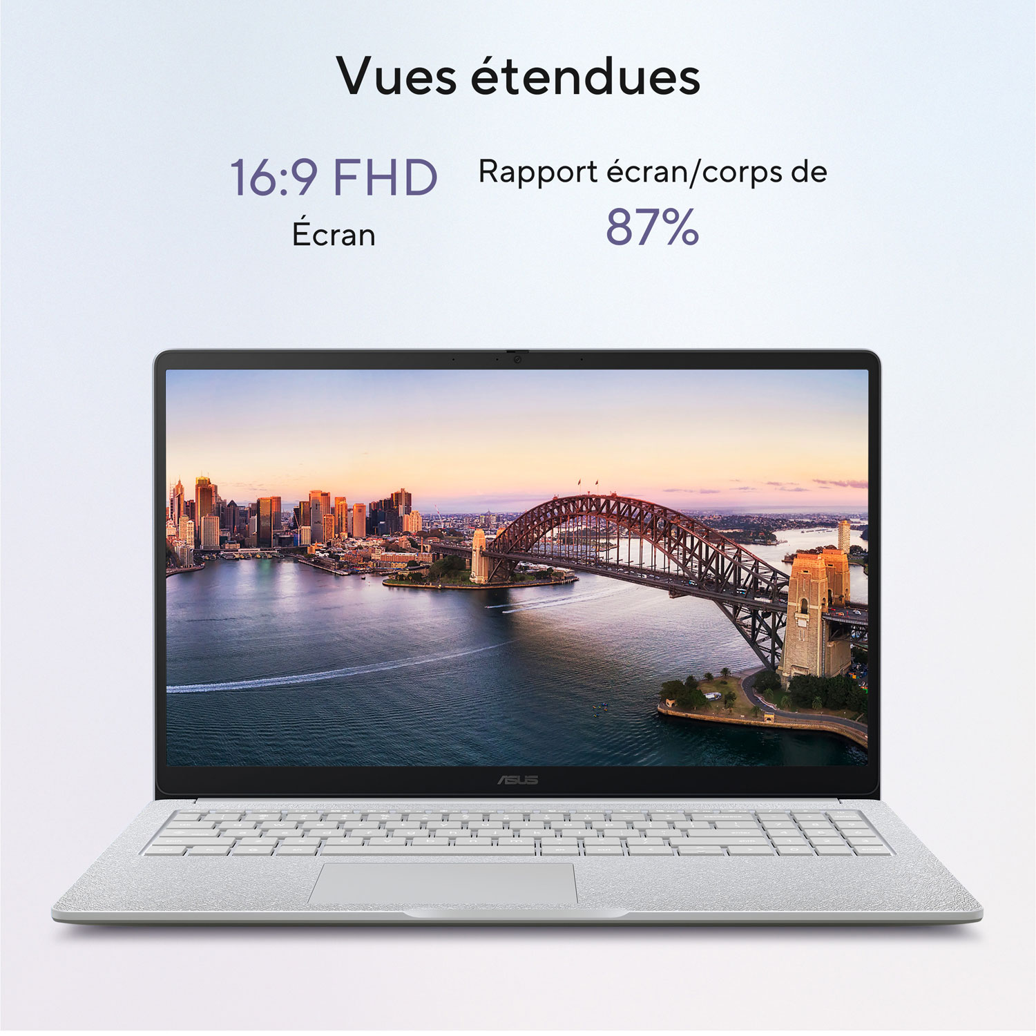 Chromebook CX15 de 15,6 po d'ASUS avec 3 mois de forfait Google AI Pro - Gris pur