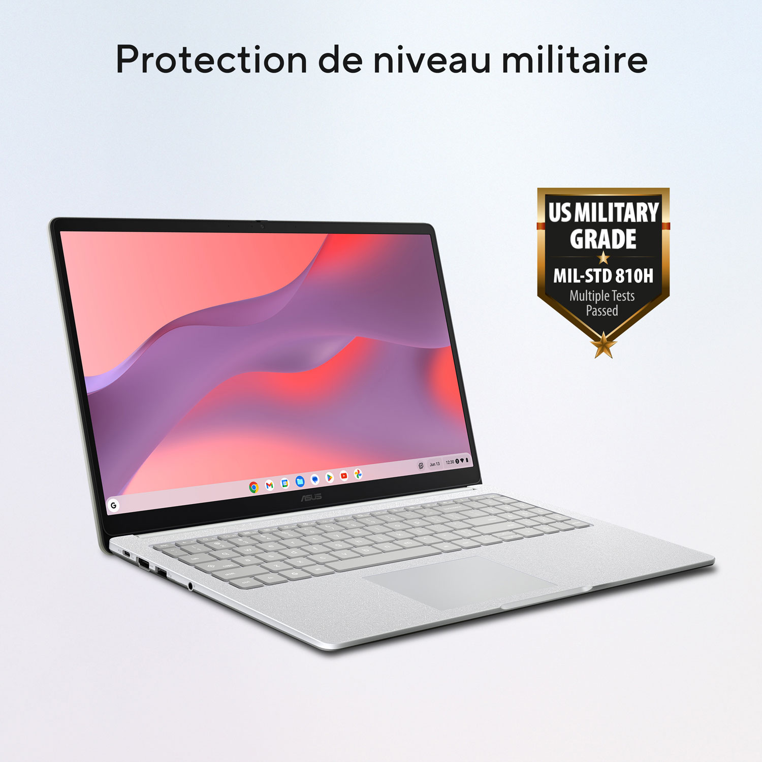 Chromebook CX15 de 15,6 po d'ASUS avec 3 mois de forfait Google AI Pro - Gris pur